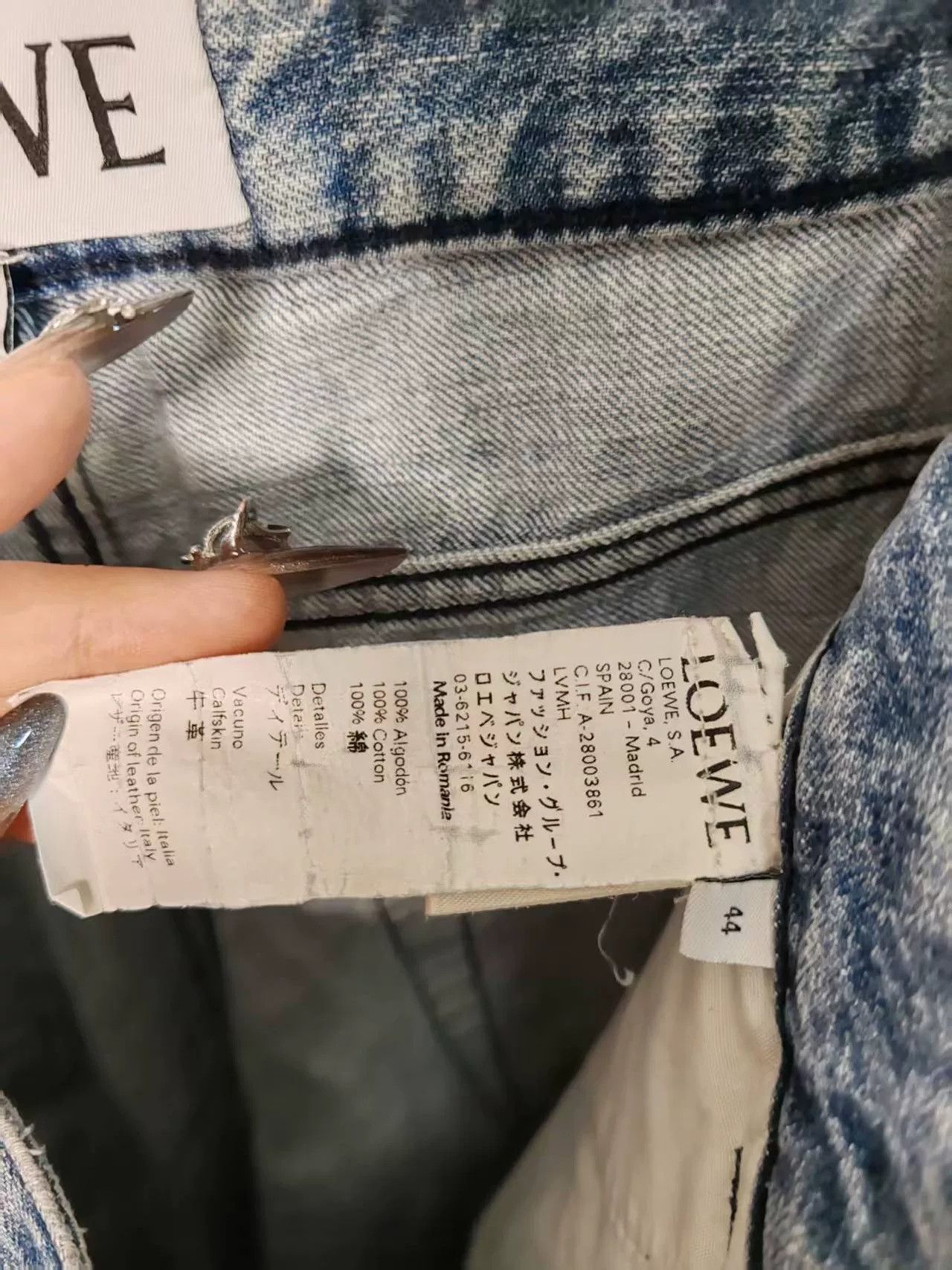 Loewe Loewe Denim Jeans with Leather Patch Size US 30 / EU 46 - 4 Thumbnail