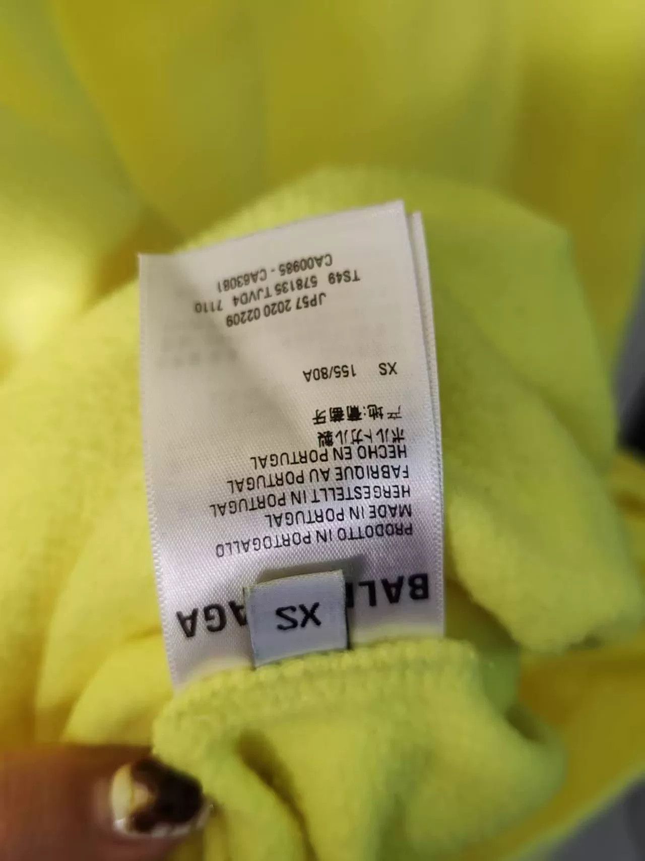 Balenciaga Balenciaga Wave Hoodie in Bright Yellow Size US M / EU 48-50 / 2 - 3 Thumbnail