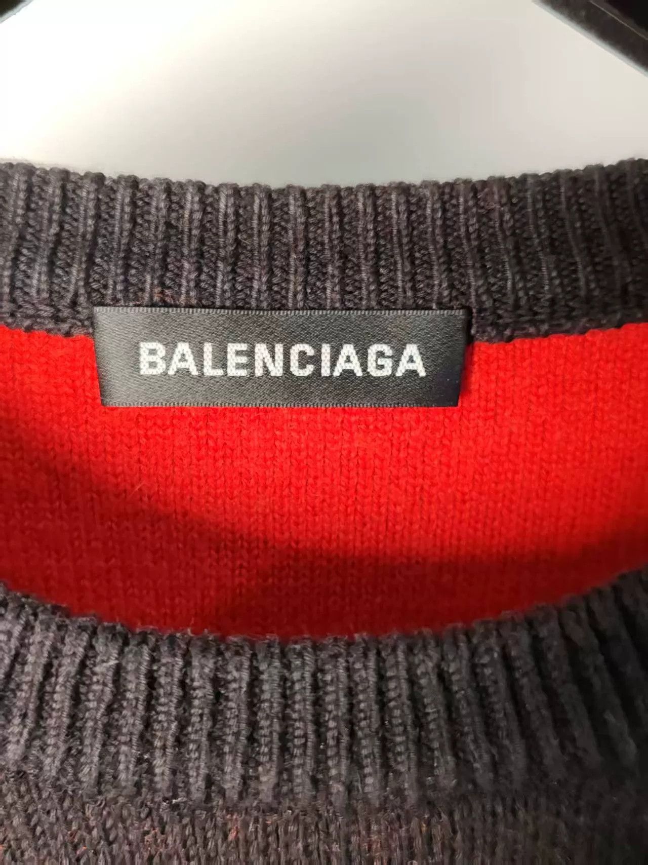 Balenciaga Balenciaga Printed Knitted Sweater Size US M / EU 48-50 / 2 - 3 Thumbnail