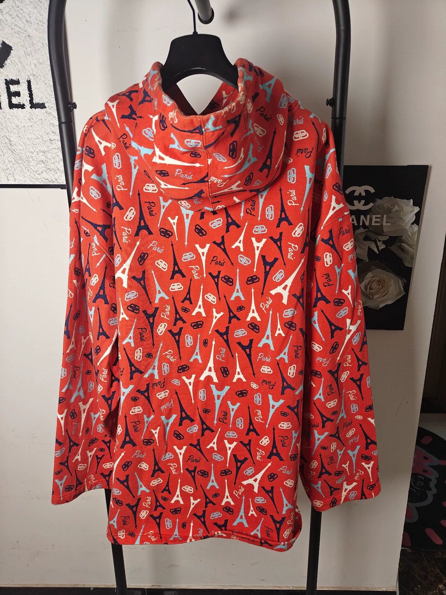 Balenciaga Balenciaga Sweatshirt with Paris Print Size US M / EU 48-50 / 2 - 2 Thumbnail