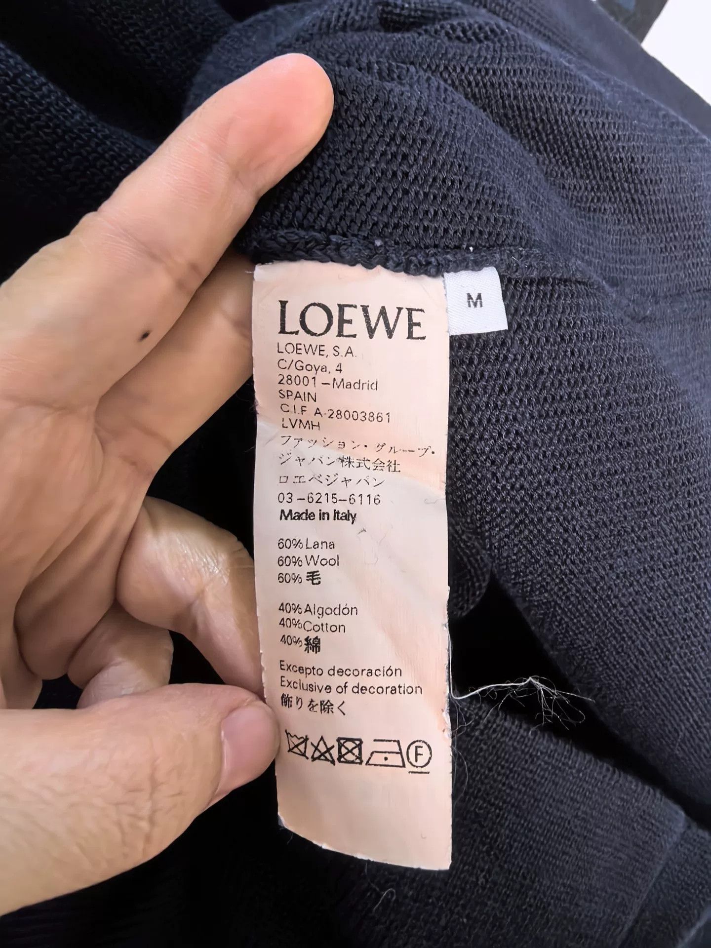 Loewe Loewe Wool Knitwear with Summer Slogan Size US M / EU 48-50 / 2 - 4 Thumbnail