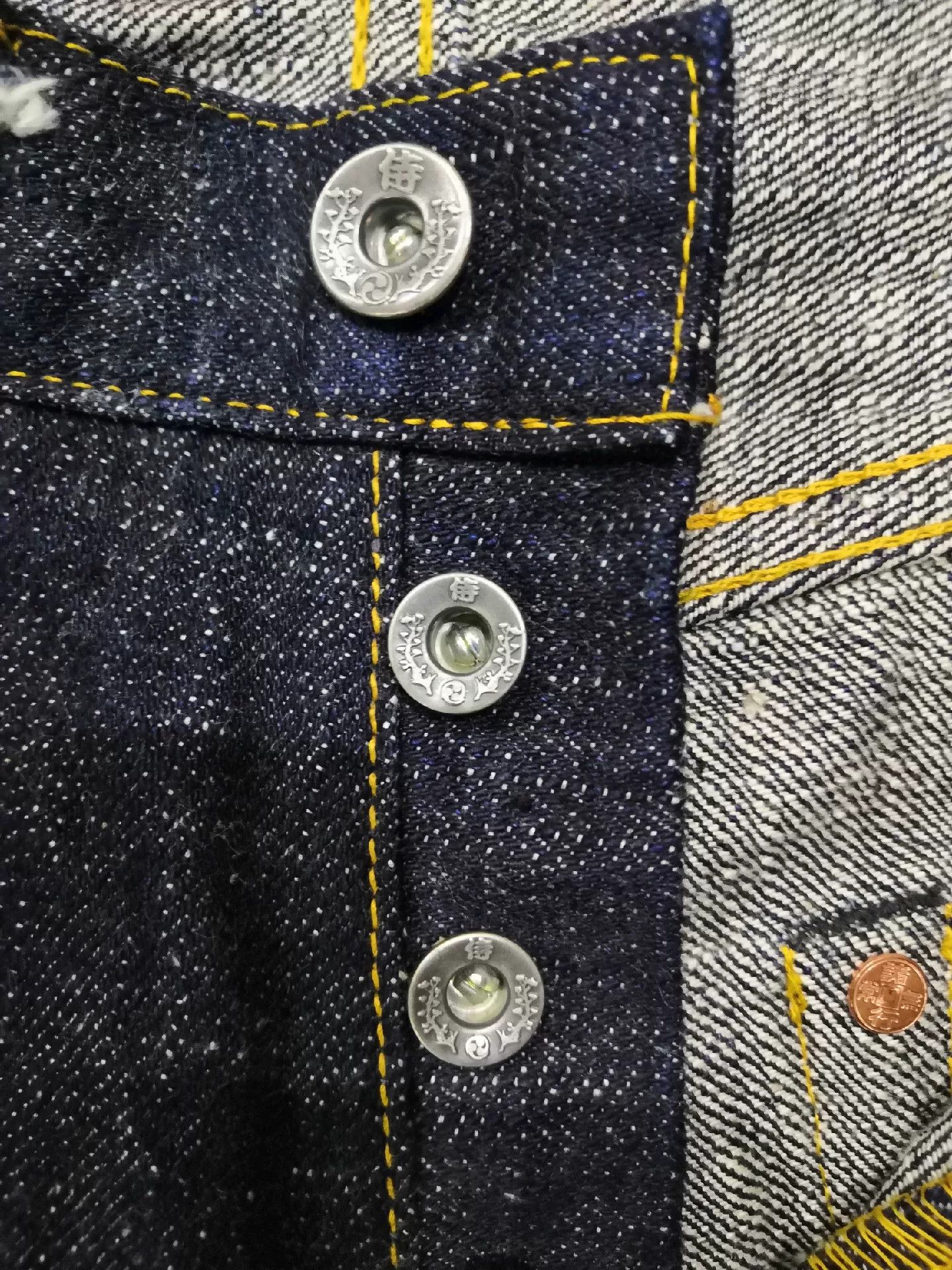 Japanese Brand Samurai vs. Cowboy Jeans for Sale Size US 31 - 5 Thumbnail