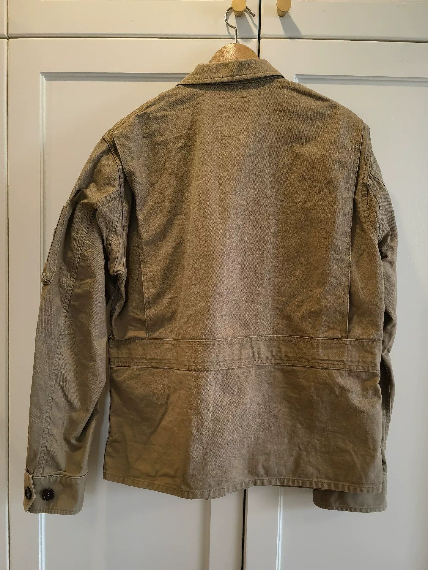 Japanese Brand Summer Jacket M421 in Beige Shade Size US L / EU 52-54 / 3 - 5 Thumbnail