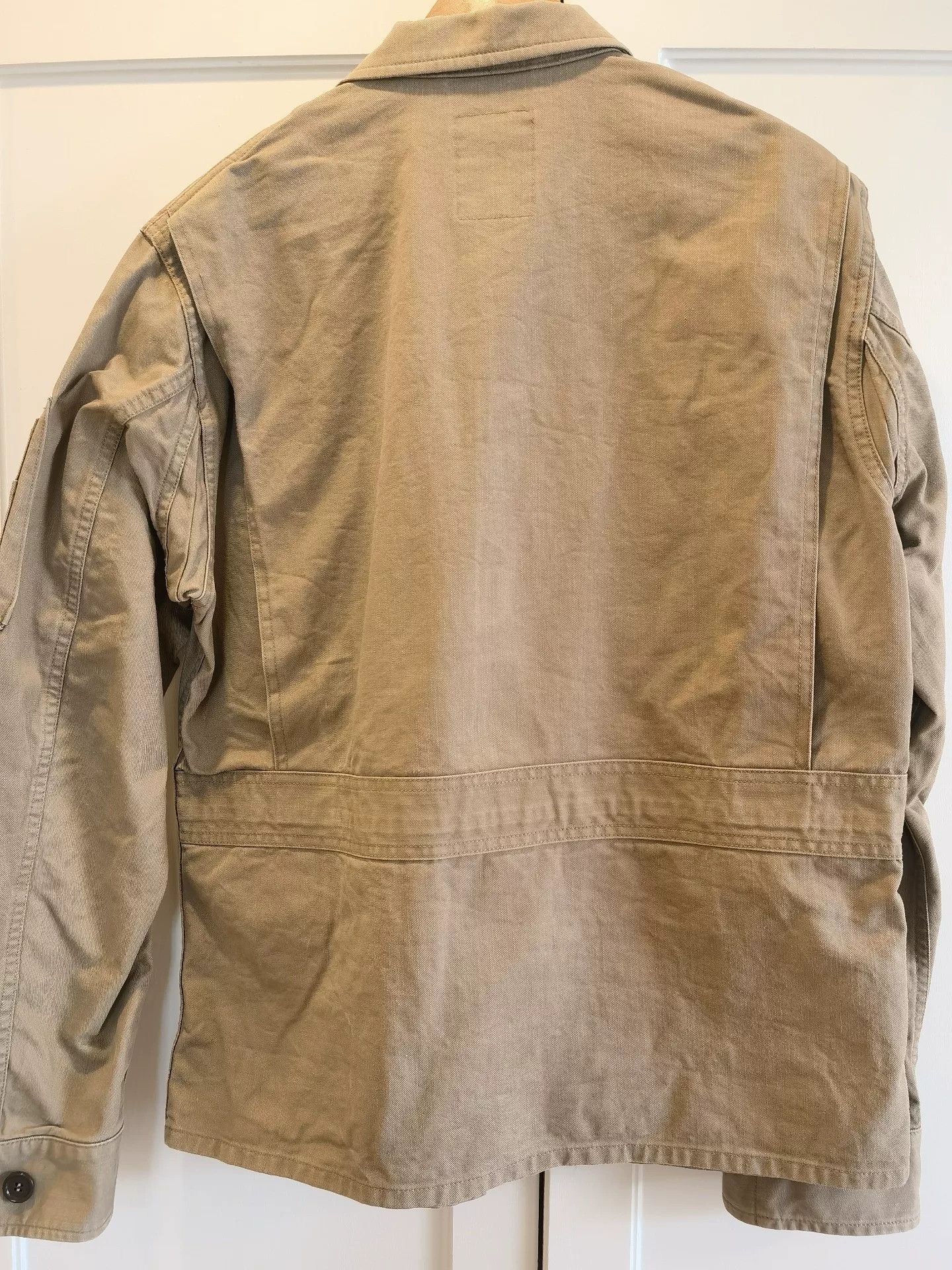 Japanese Brand Summer Jacket M421 in Beige Shade Size US L / EU 52-54 / 3 - 6 Thumbnail