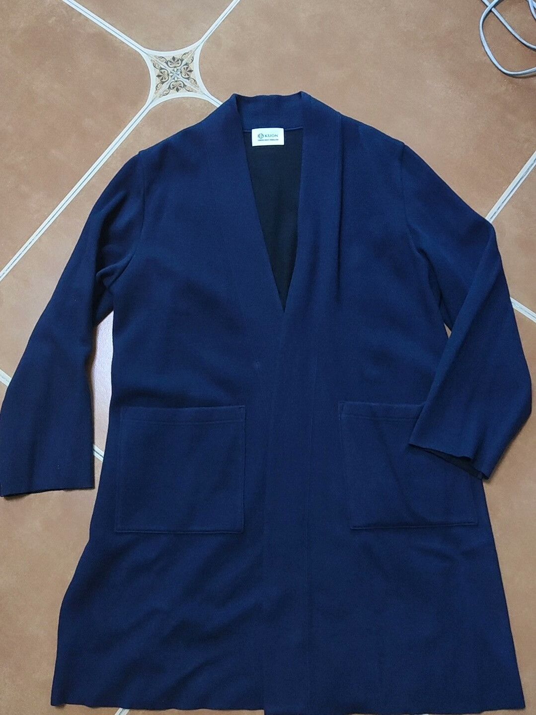 Japanese Brand Kuon Wool Robe Jacket for Men Size US L / EU 52-54 / 3 - 2 Thumbnail