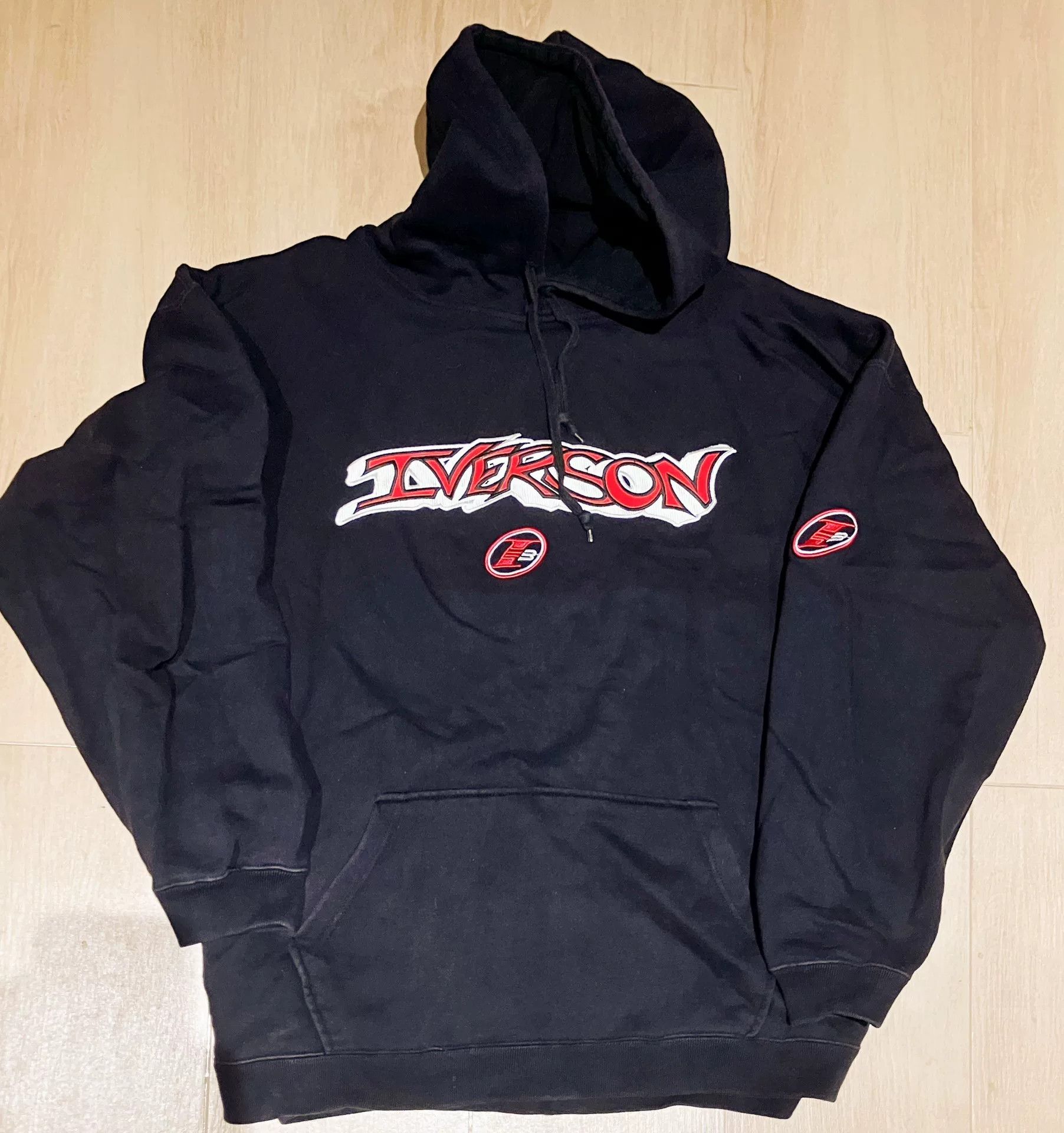 Vintage Vintage Reebok Iverson Hoodie Oversized Size US L / EU 52-54 / 3 - 2 Thumbnail