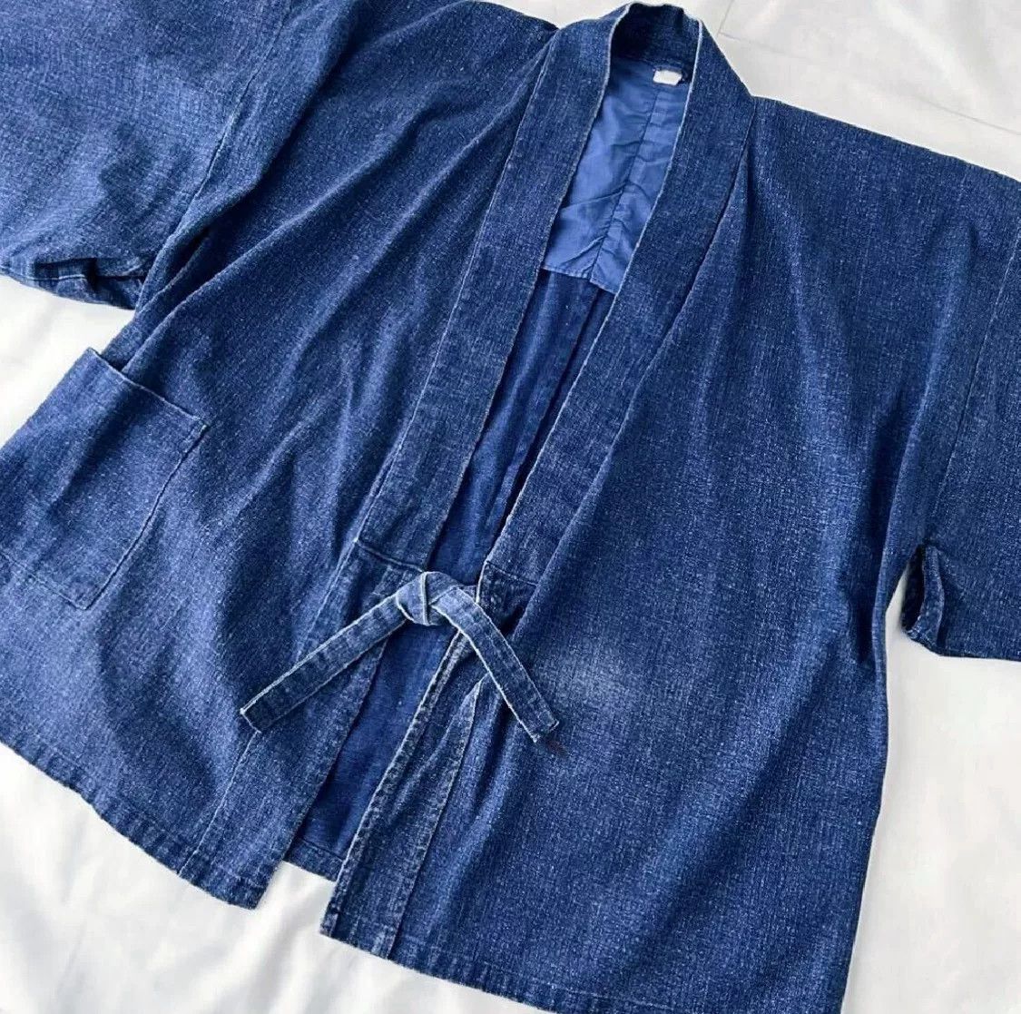 Vintage Vintage Indigo Dyed Kimono Robe Size US L / EU 52-54 / 3 - 2 Thumbnail