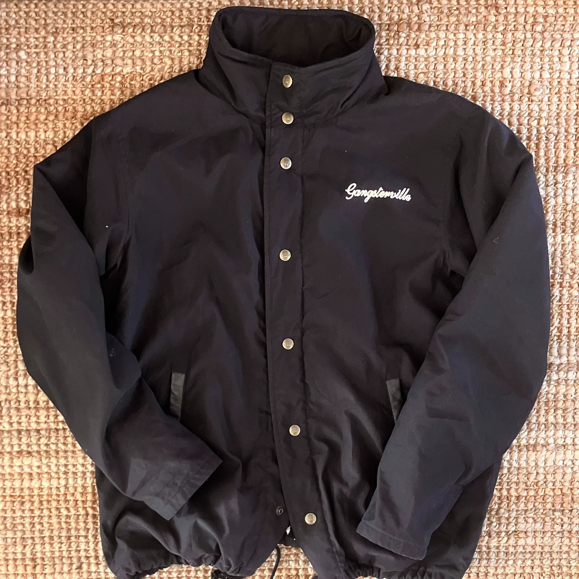 Vintage Gangsterville Coach Jacket in Black Size US M / EU 48-50 / 2 - 2 Thumbnail