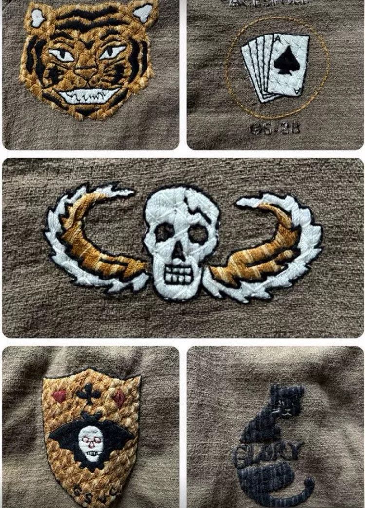 Vintage Gangsterville Vintage Embroidered Cardigan Size US M / EU 48-50 / 2 - 4 Thumbnail