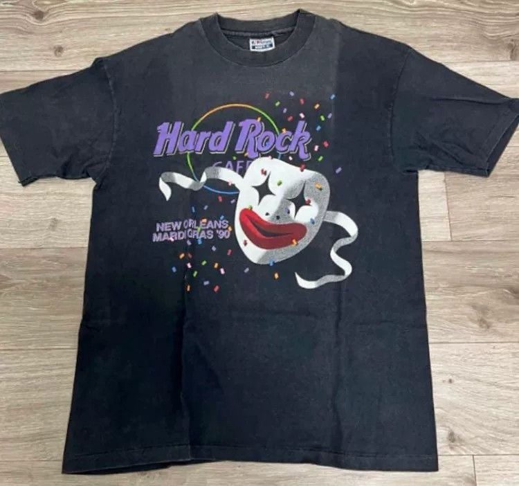 Vintage Vintage 90s Hard Rock T-Shirt Size US L / EU 52-54 / 3 - 2 Thumbnail