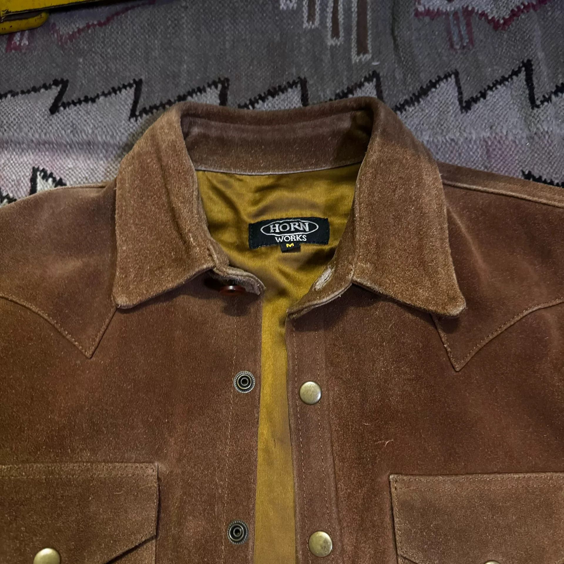 Vintage Vintage 70s Western Style Suede Jacket Size US M / EU 48-50 / 2 - 2 Thumbnail