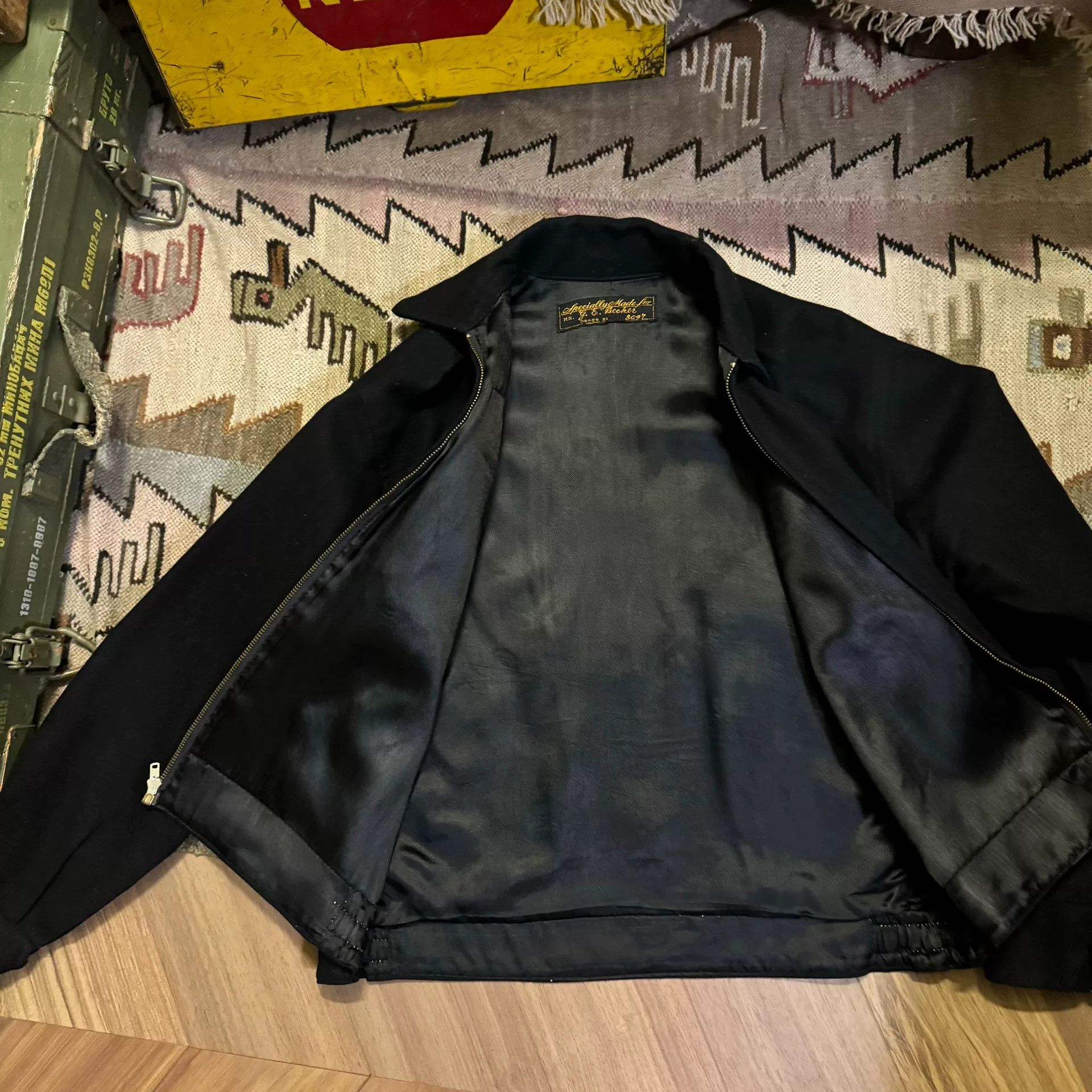 Vintage Vintage 70s Sukajan Black Jacket Size US M / EU 48-50 / 2 - 5 Thumbnail