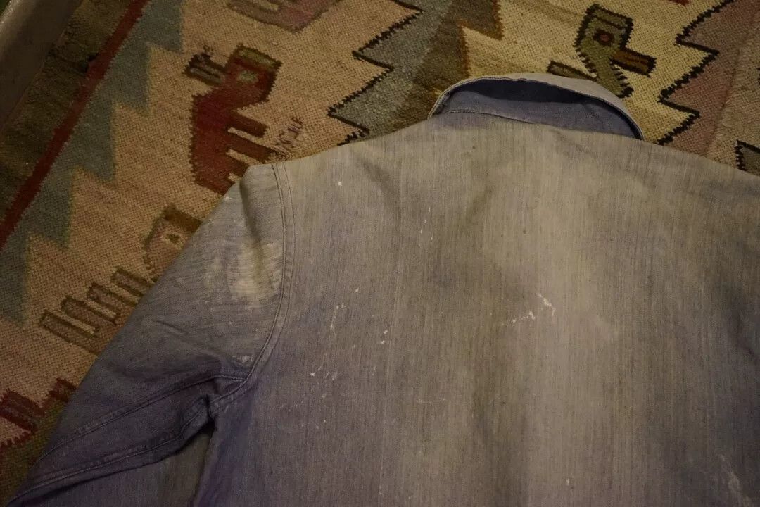Vintage Vintage French Work Jacket Indigo Blue Size US M / EU 48-50 / 2 - 9 Thumbnail