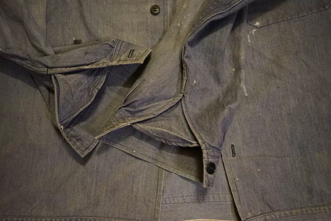 Vintage Vintage French Work Jacket Indigo Blue Size US M / EU 48-50 / 2 - 5 Thumbnail