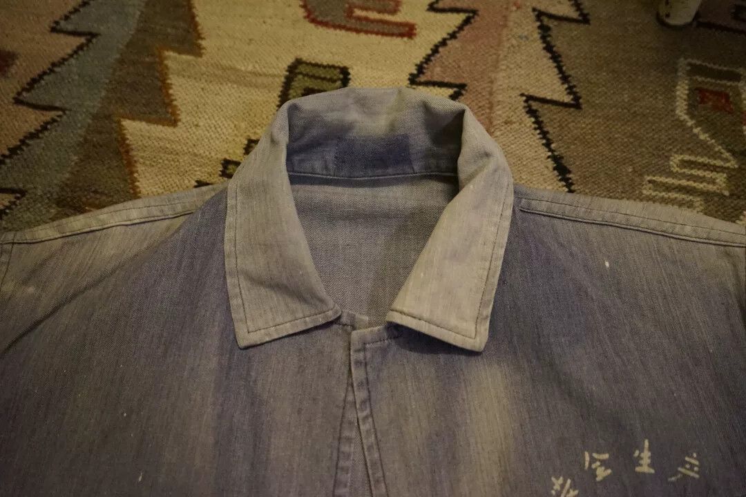Vintage Vintage French Work Jacket Indigo Blue Size US M / EU 48-50 / 2 - 3 Thumbnail