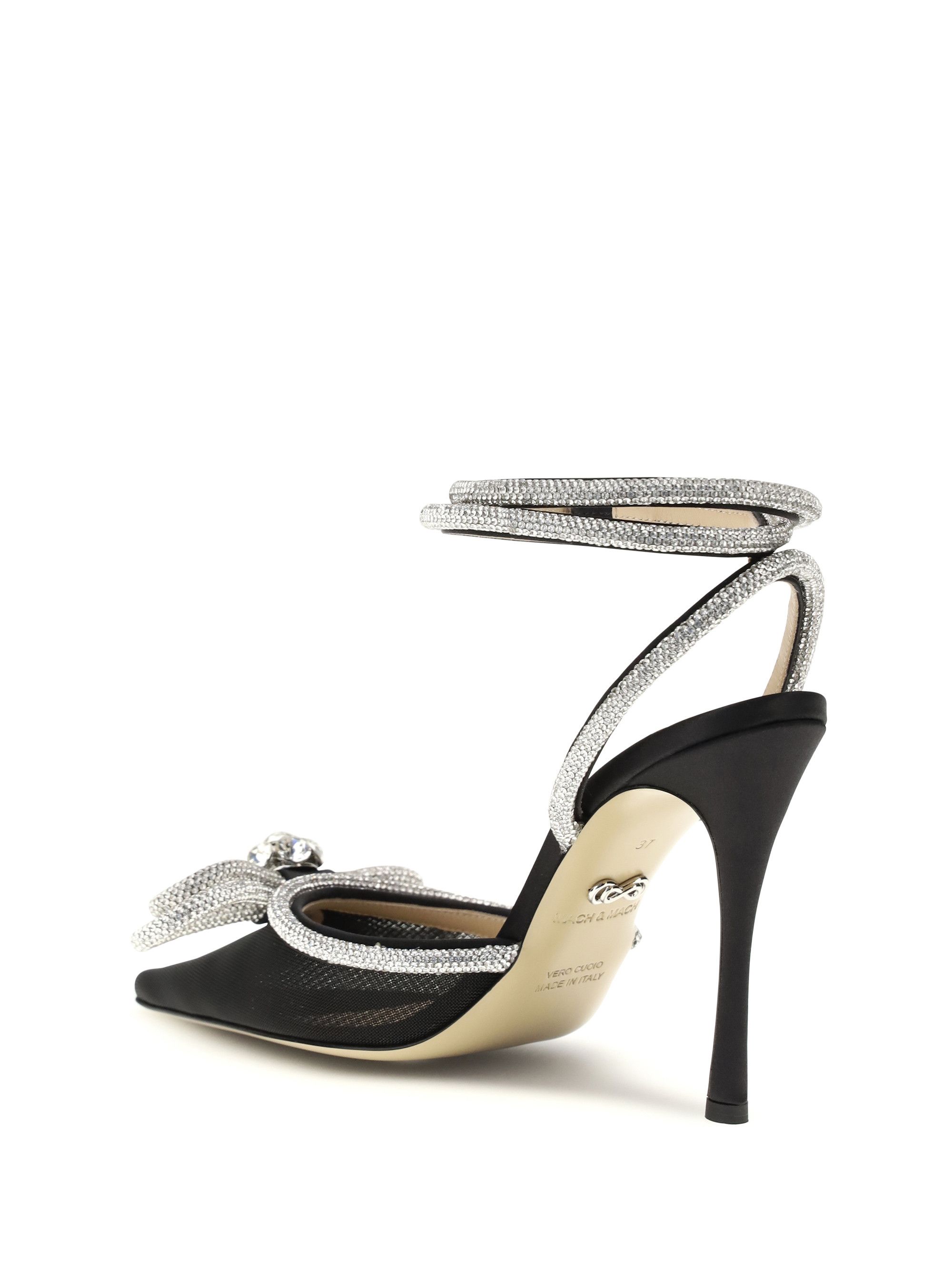 MACH & MACH Double bow satin Pumps Size US 7.5 / IT 37.5 - 3 Thumbnail
