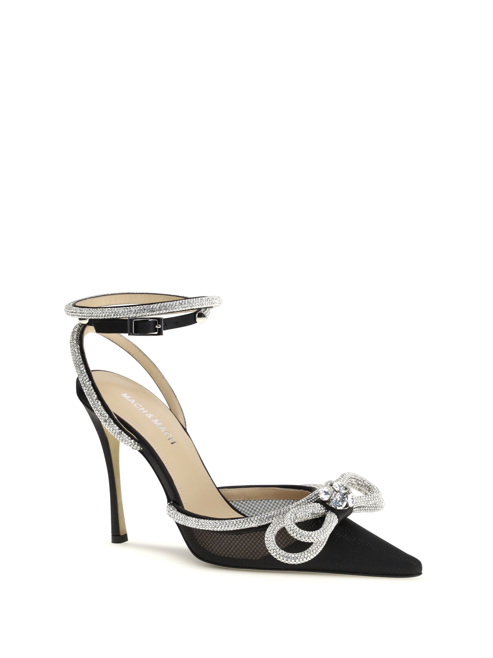 MACH & MACH Double bow satin Pumps Size US 9 / IT 39 - 2 Thumbnail