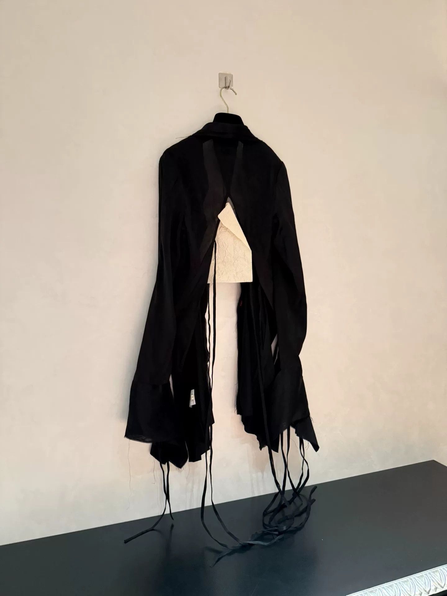 Japanese Brand Designer Silk Tie Blouse Cover-up Size S / US 4 / IT 40 - 3 Thumbnail