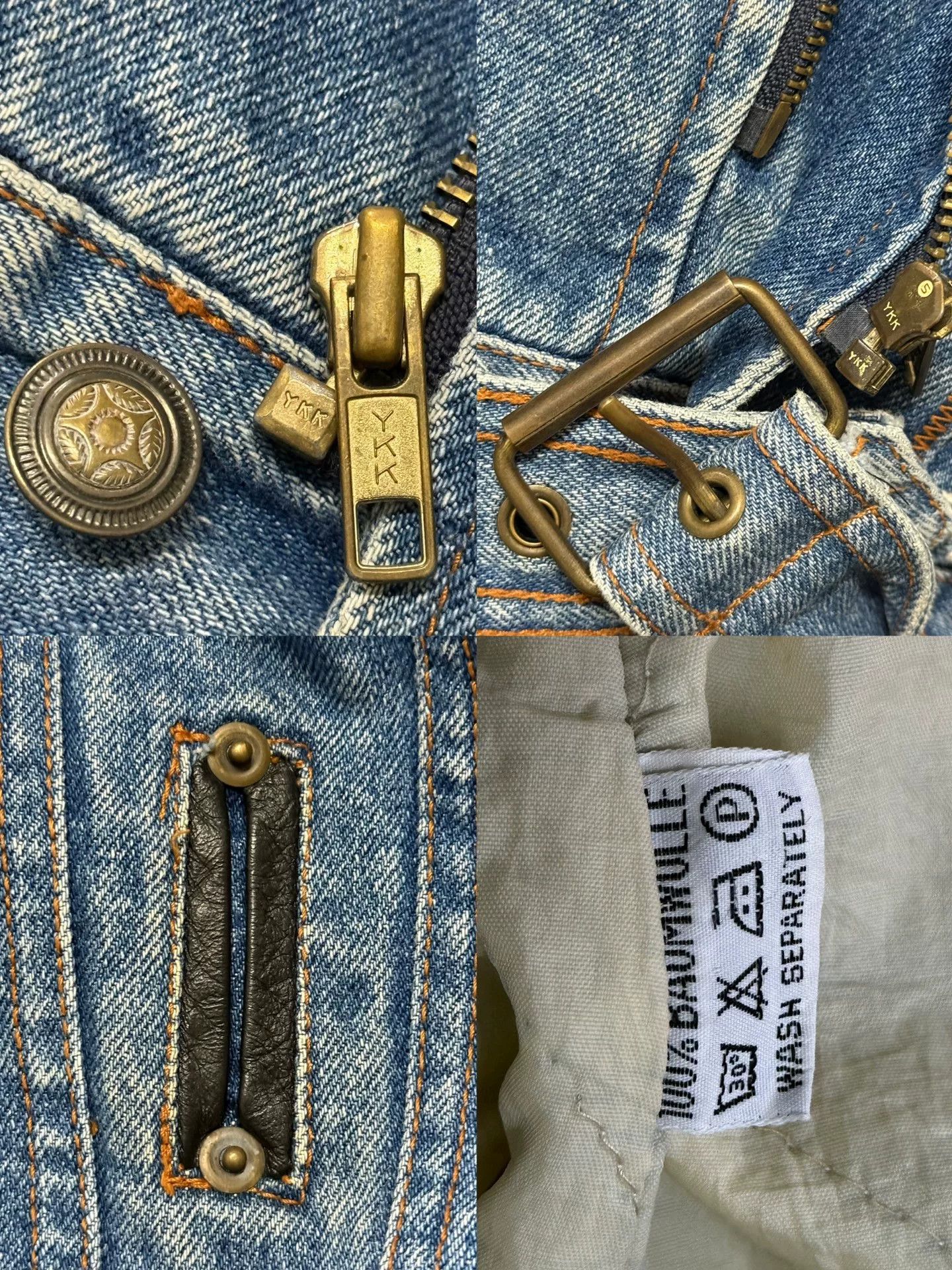 Japanese Brand EDSEL Denim Motorcycle Jacket Size US L / EU 52-54 / 3 - 8 Thumbnail