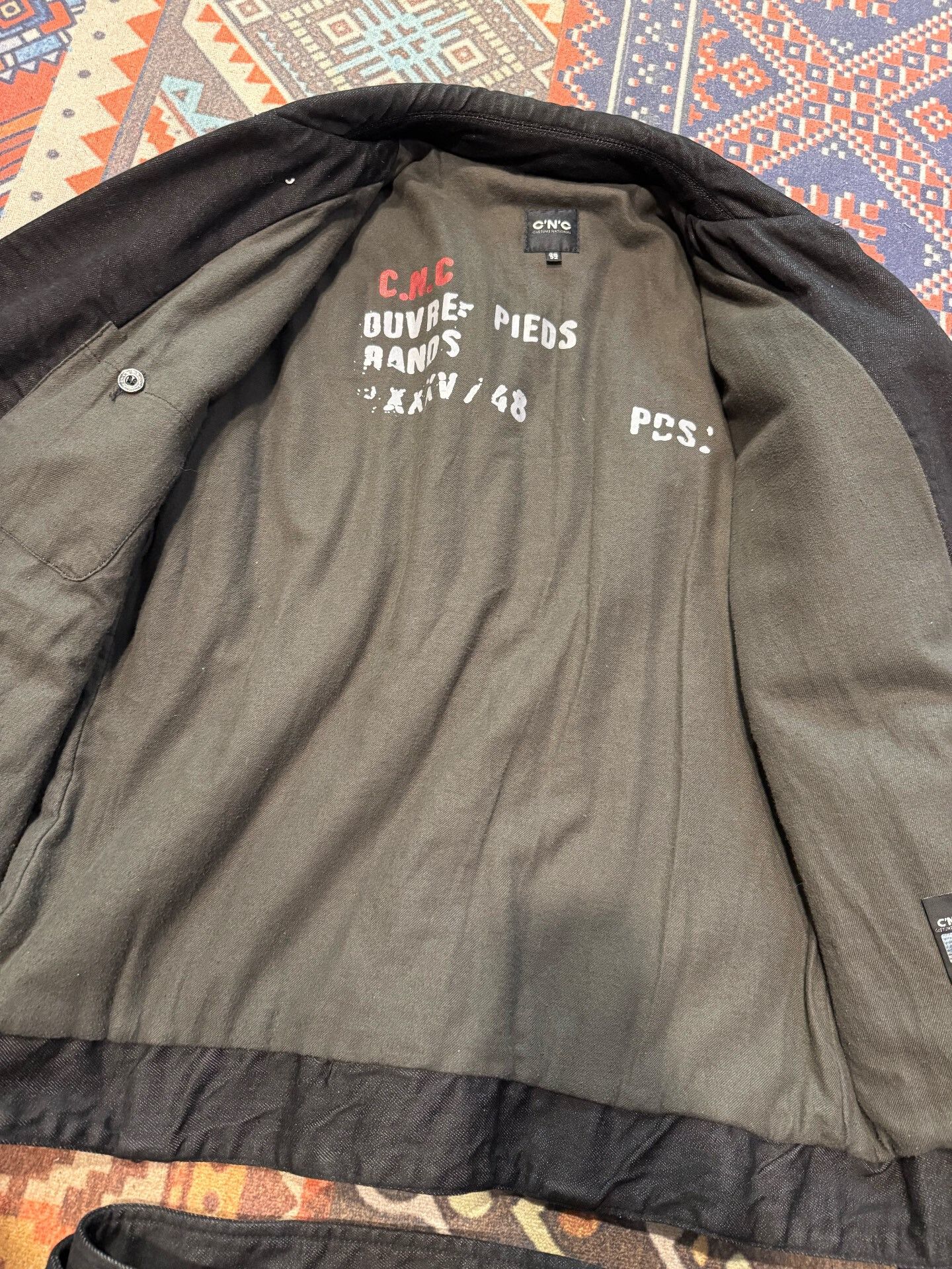 Japanese Brand CNC Canvas Jacket for Stylish Comfort Size US L / EU 52-54 / 3 - 2 Thumbnail