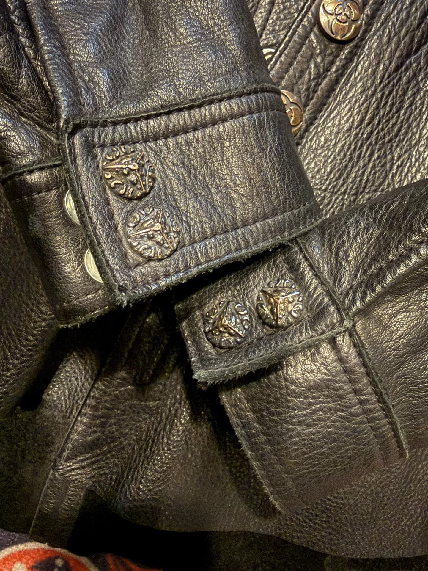 Japanese Brand Skkin Hooded Leather Jacket Size US S / EU 44-46 / 1 - 3 Thumbnail