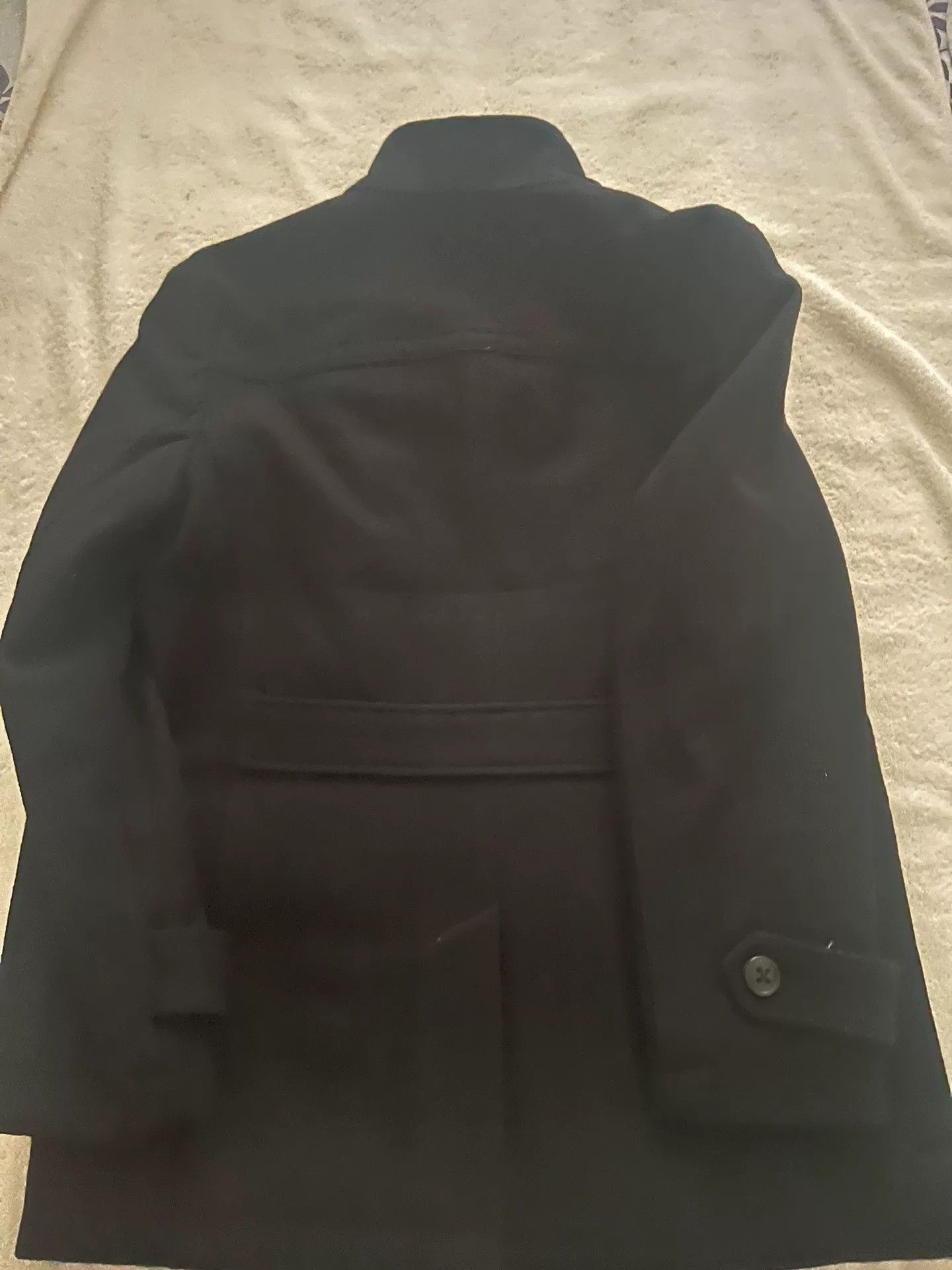 Japanese Brand Black Wool Short Coat by Esprit Size US M / EU 48-50 / 2 - 5 Thumbnail