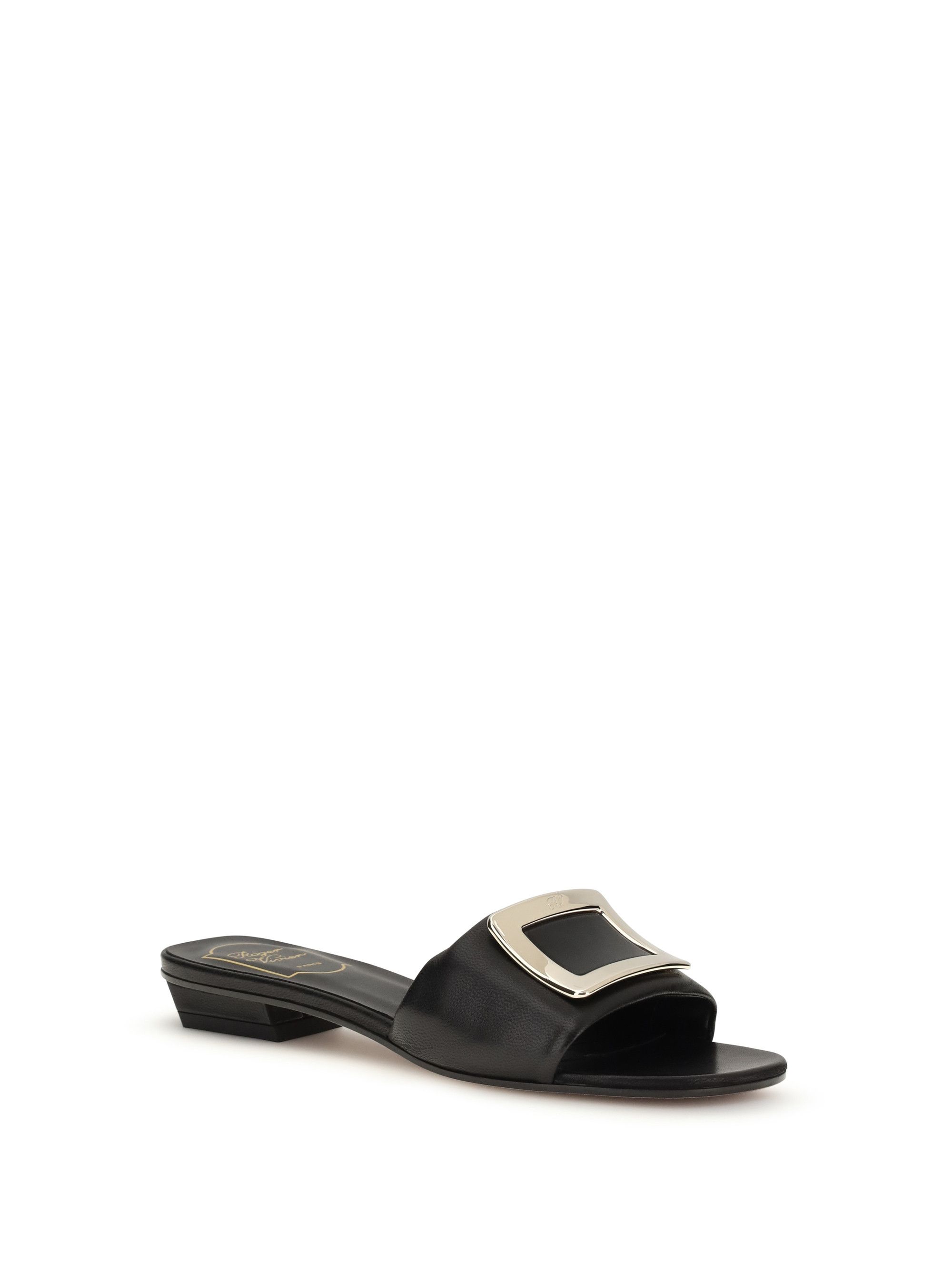 Roger Vivier Leather slide Sandals Size US 8 / IT 38 - 2 Thumbnail