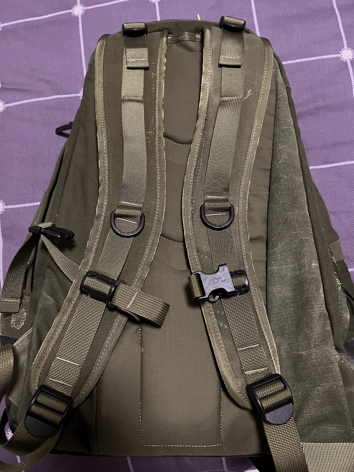 Japanese Brand Vintage Military Canvas Backpack with Dog Toy Size ONE SIZE - 2 Thumbnail