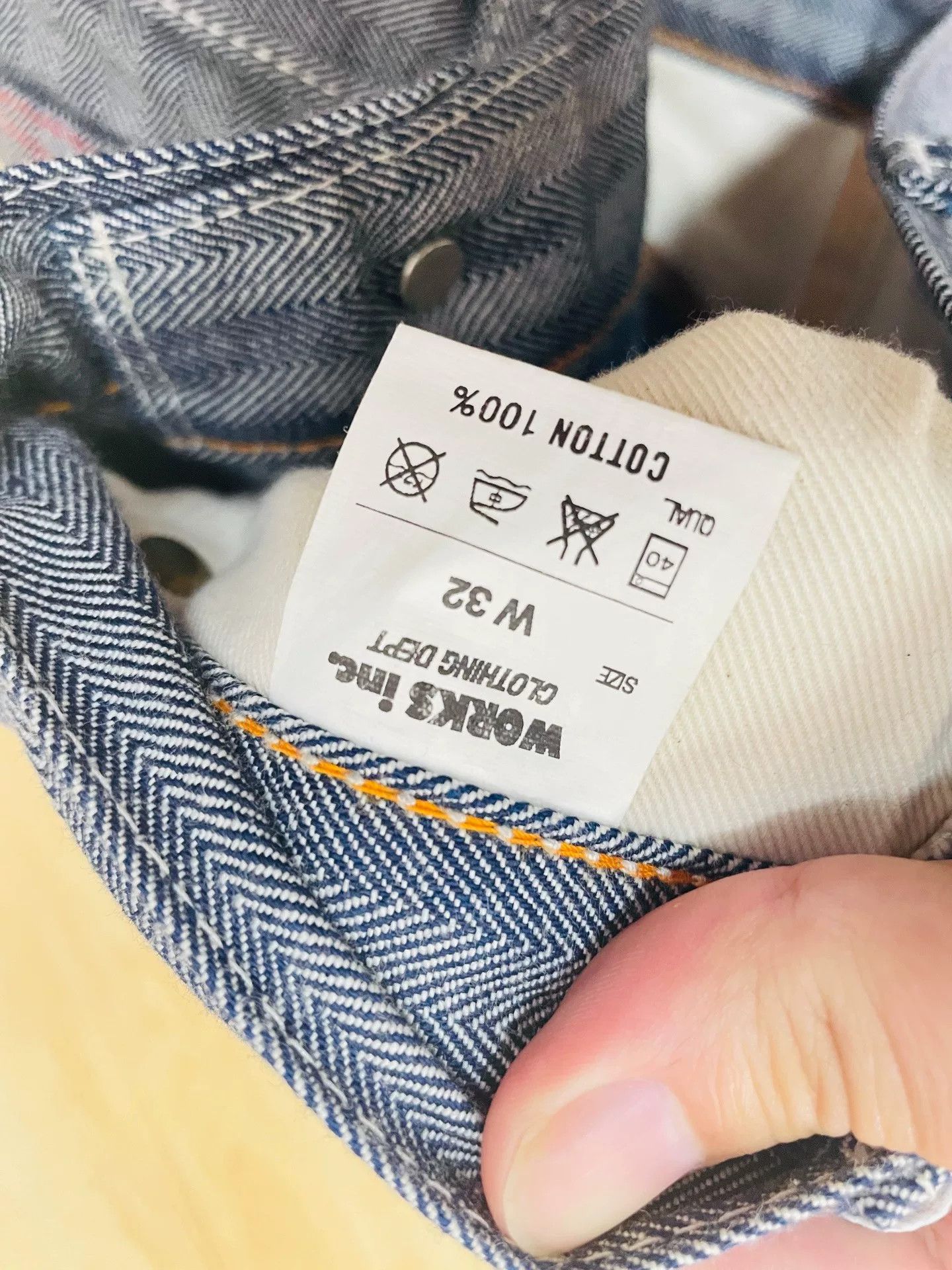 Iron Heart Iron Heart Work Pants with Unique Herringbone Pattern Size US 32 / EU 48 - 4 Thumbnail