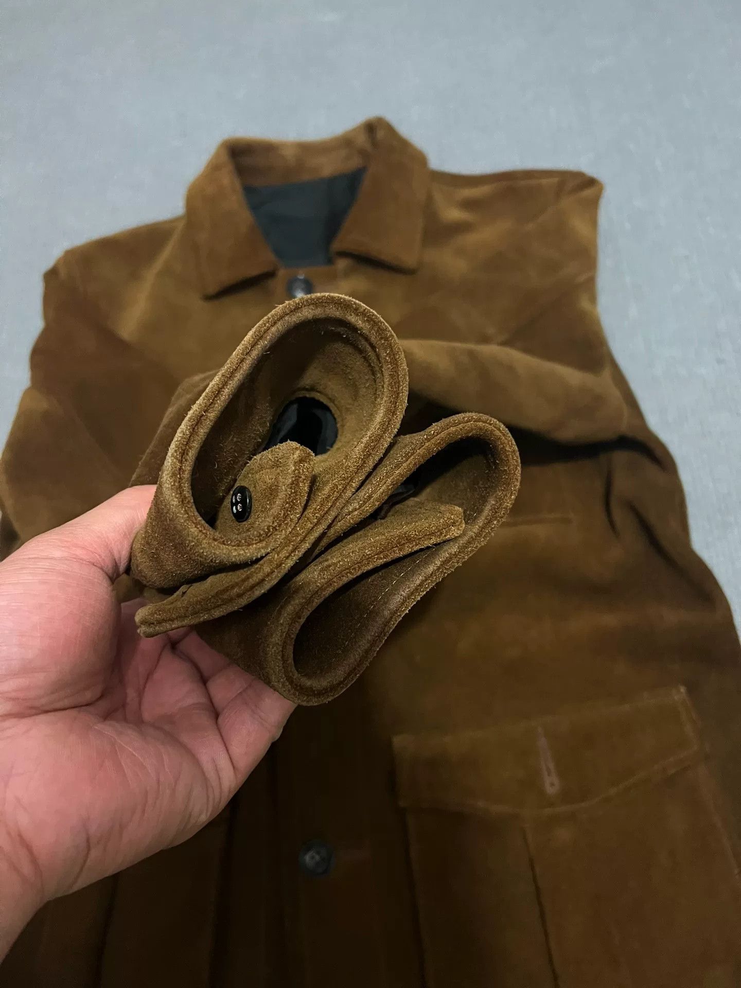 Vintage Classic Brown Suede Work Jacket Size US M / EU 48-50 / 2 - 5 Thumbnail