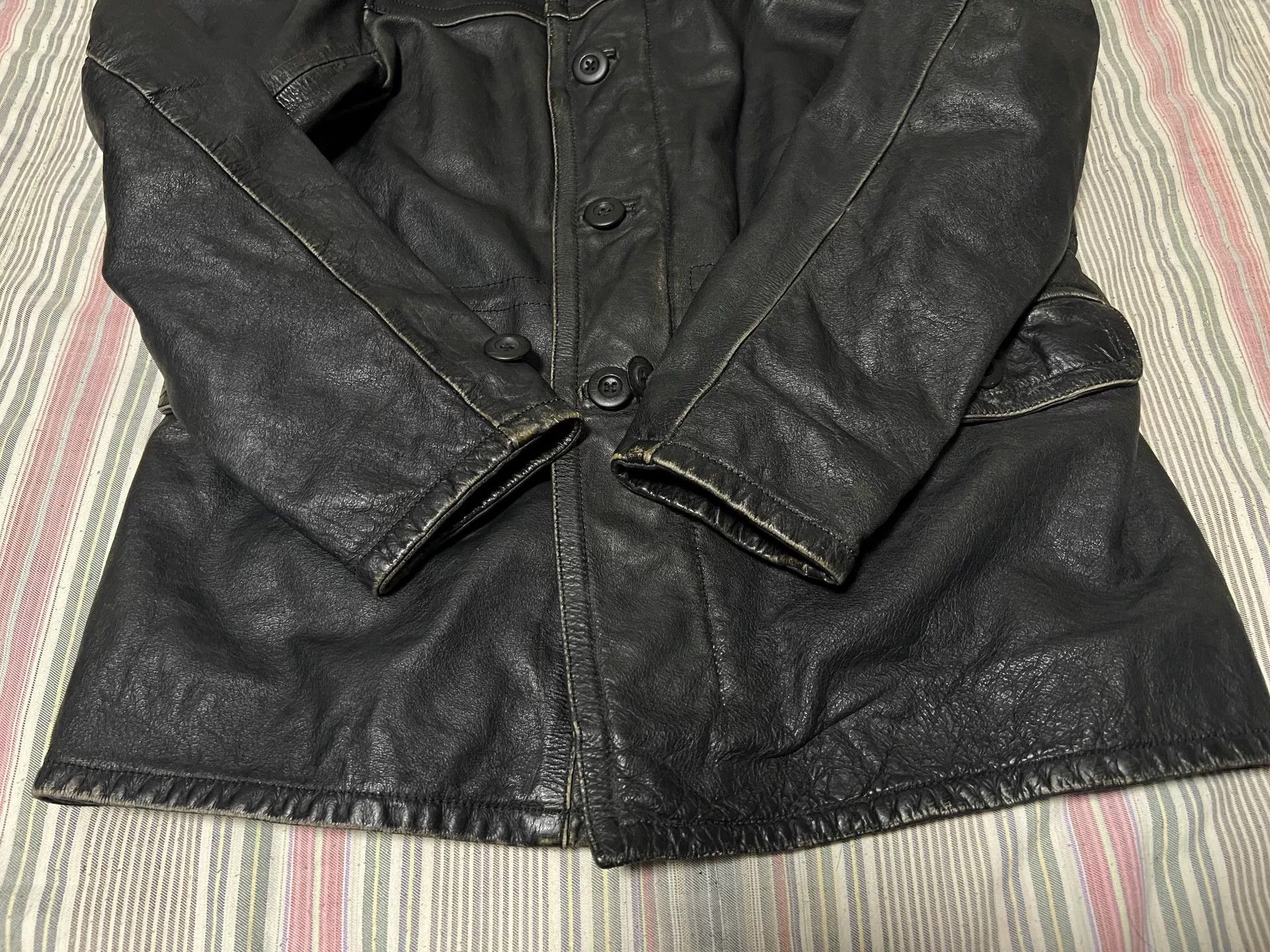 Vintage Vintage Black Leather Jacket by NobleHouse Size US XXL / EU 58 / 5 - 6 Thumbnail