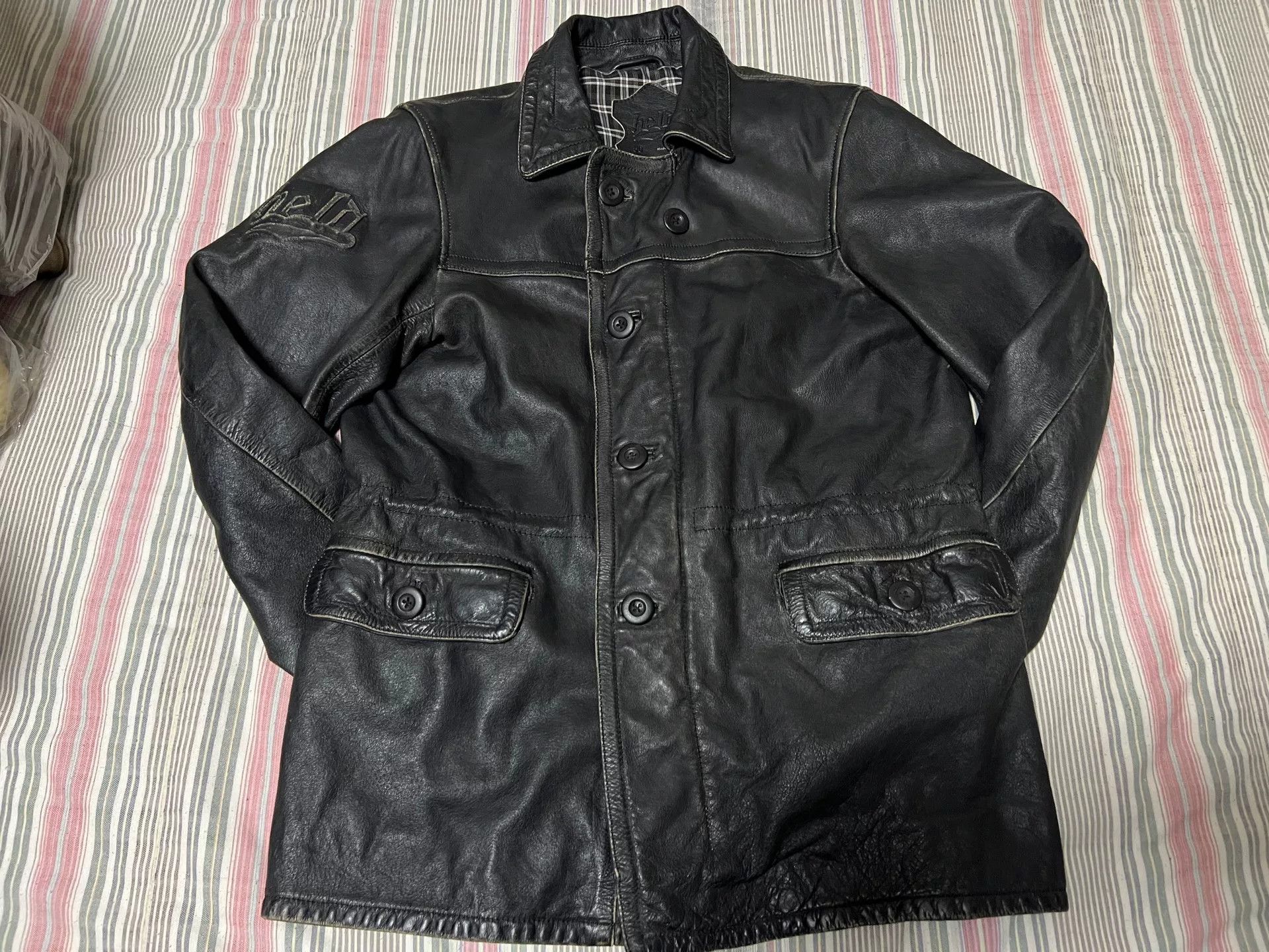 Vintage Vintage Black Leather Jacket by NobleHouse Size US XXL / EU 58 / 5 - 4 Thumbnail