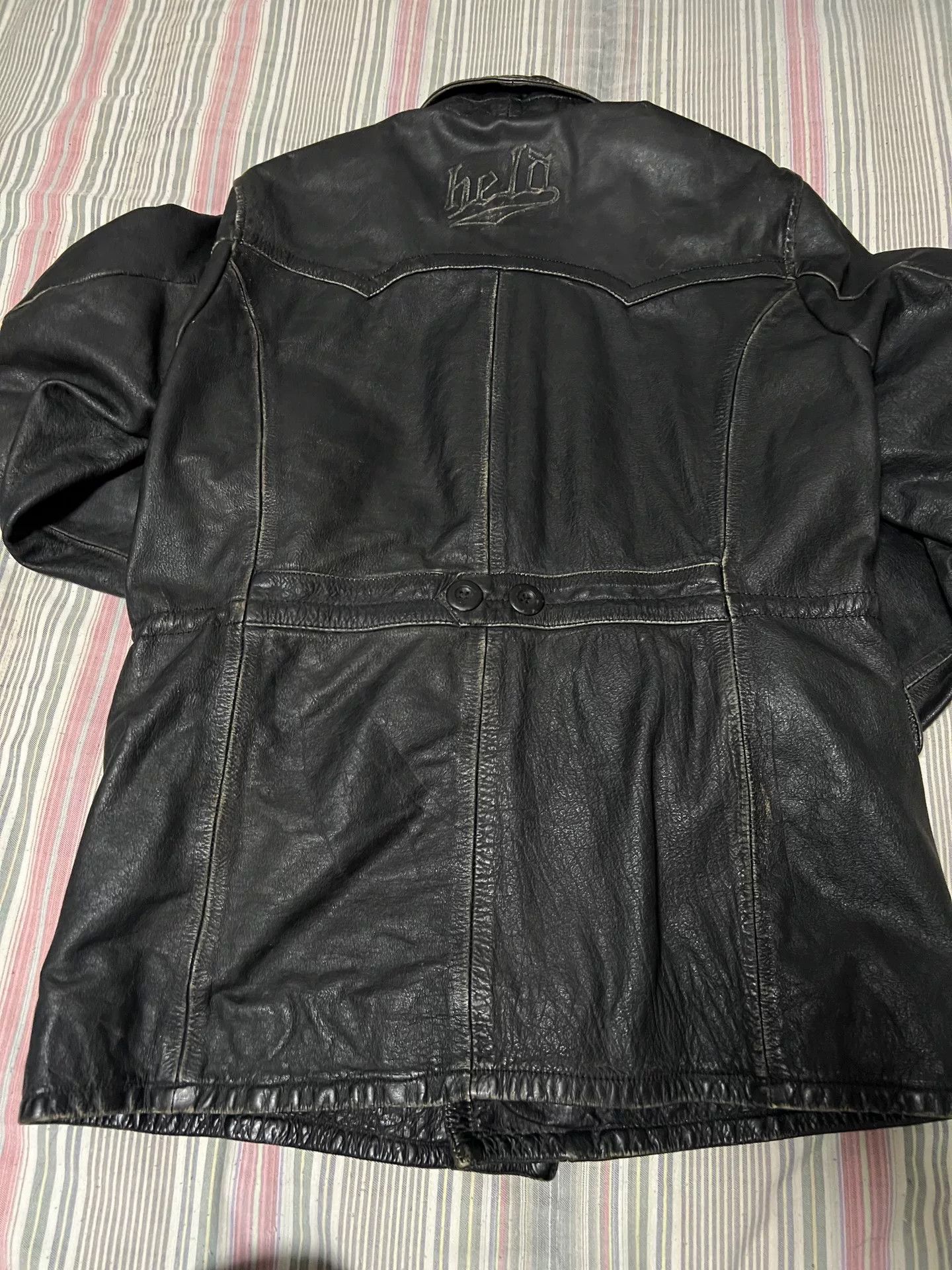 Vintage Vintage Black Leather Jacket by NobleHouse Size US XXL / EU 58 / 5 - 5 Thumbnail