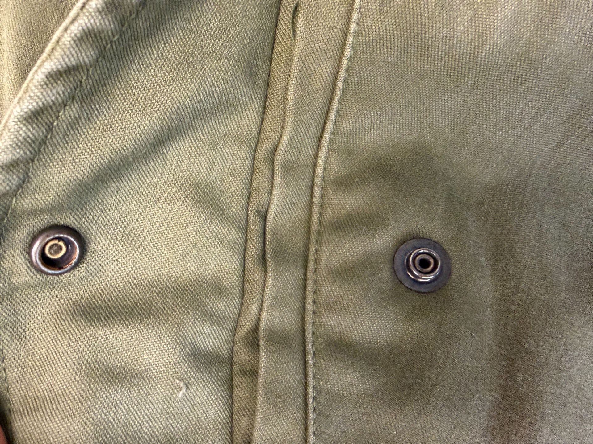 Vintage US Military Copper Zipper Deck Pants Size M Size US 30 / EU 46 - 6 Thumbnail