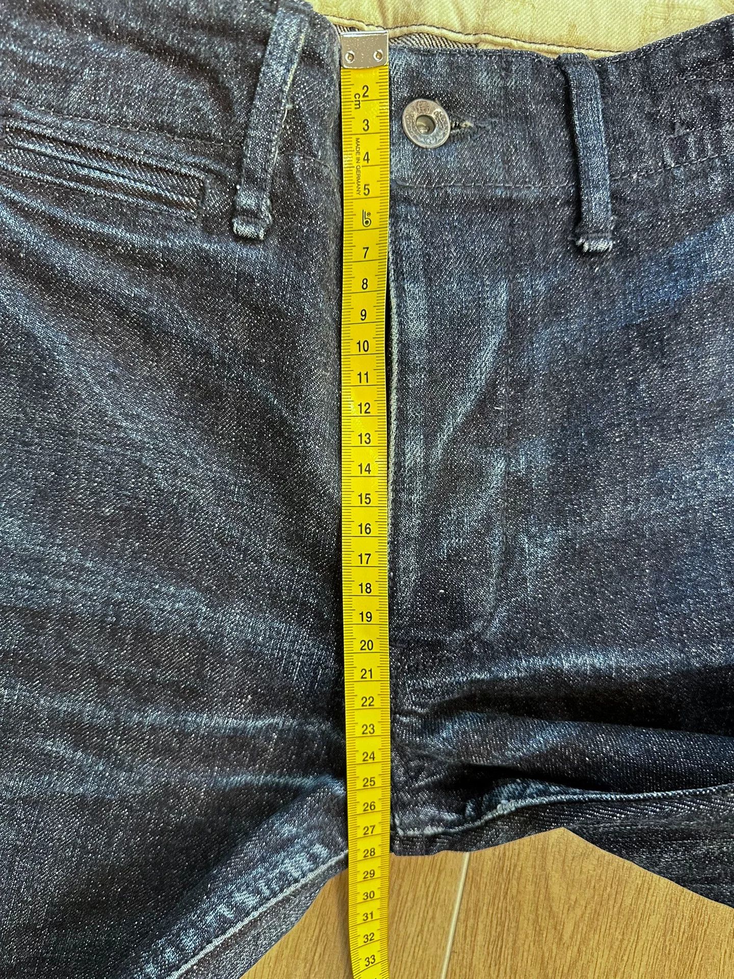 Vintage Samurai Style Denim Shorts for Men Size US 32 / EU 48 - 5 Thumbnail