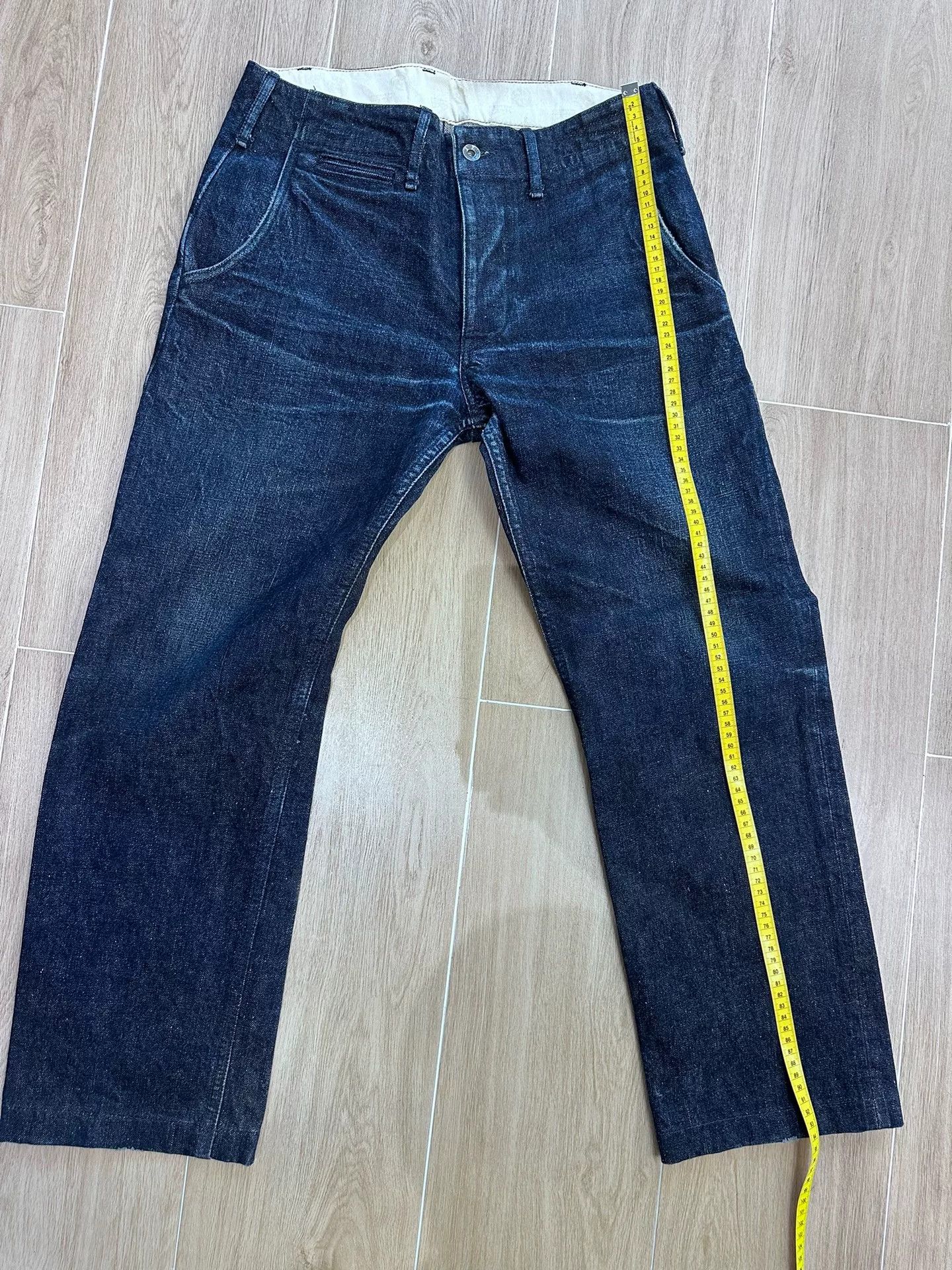 Vintage Samurai Style Denim Shorts for Men Size US 32 / EU 48 - 3 Thumbnail