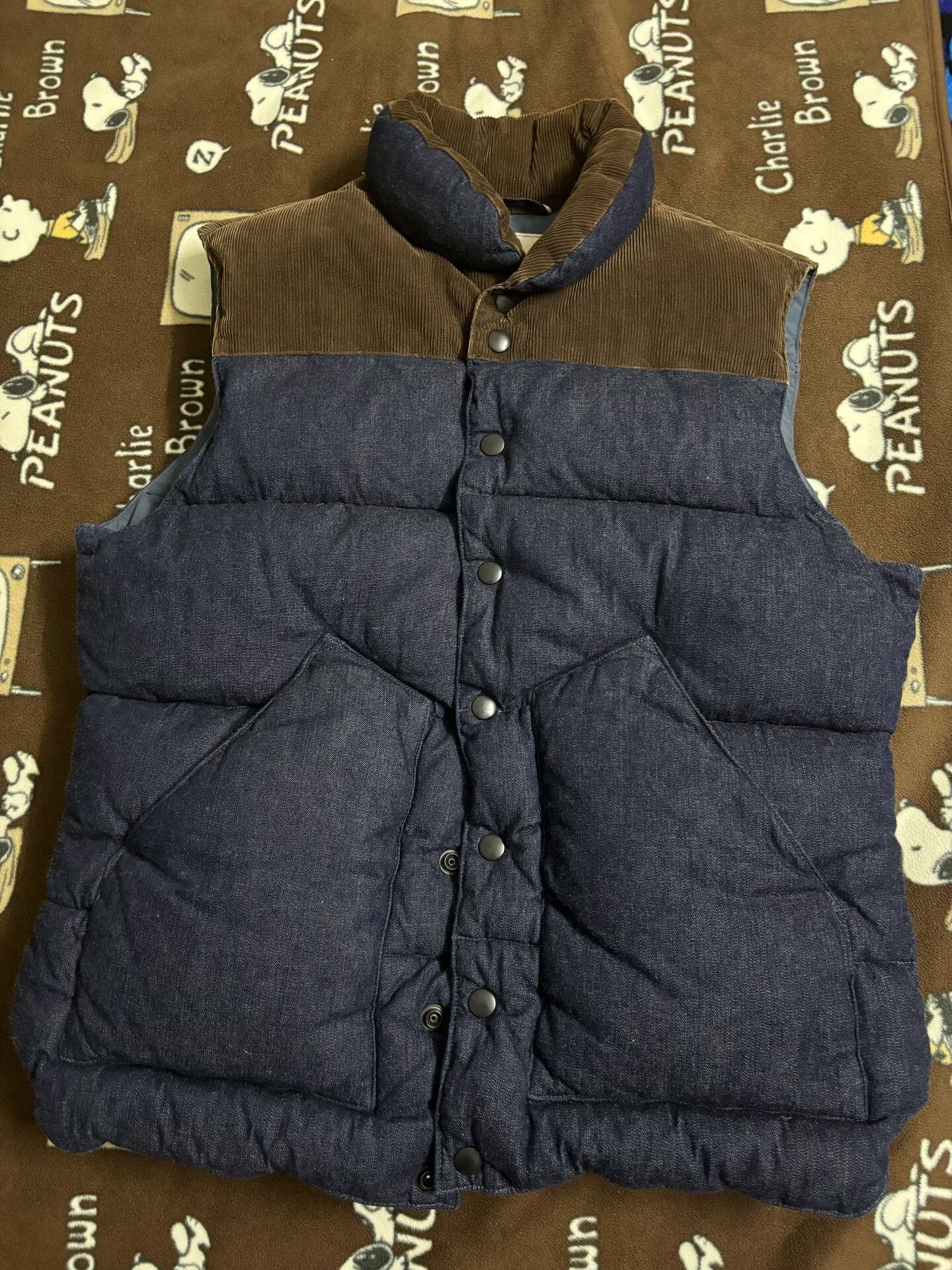 Japanese Brand Classic Denim Puffer Vest for Fall 2020 Size US S / EU 44-46 / 1 - 2 Thumbnail