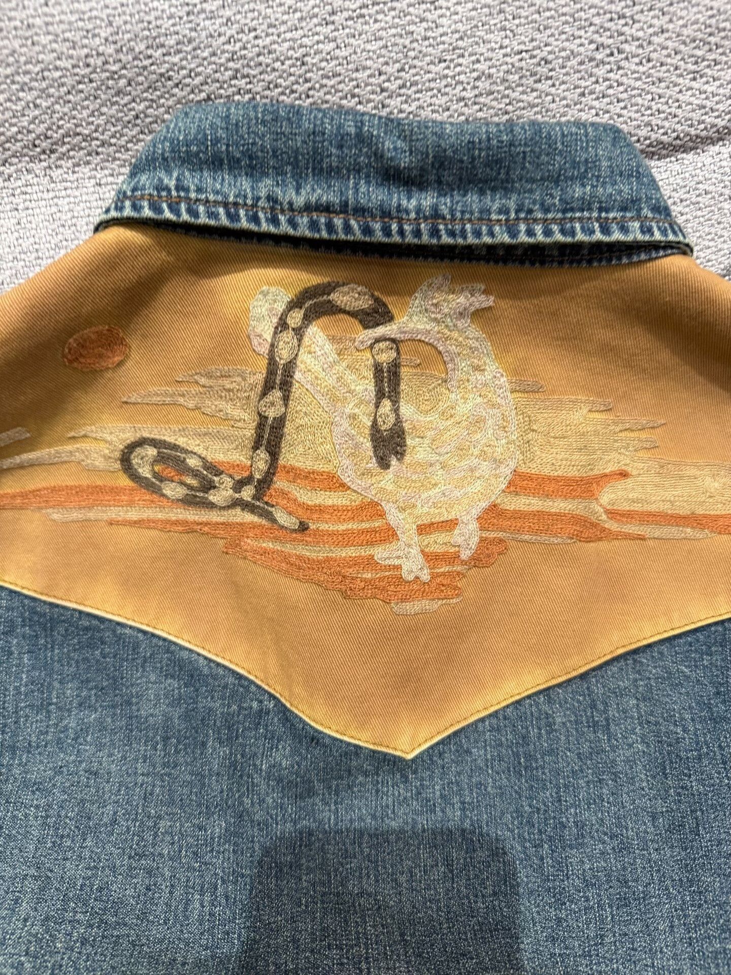 Vintage Vintage Embroidered Western Style Shirt Size US M / EU 48-50 / 2 - 6 Thumbnail