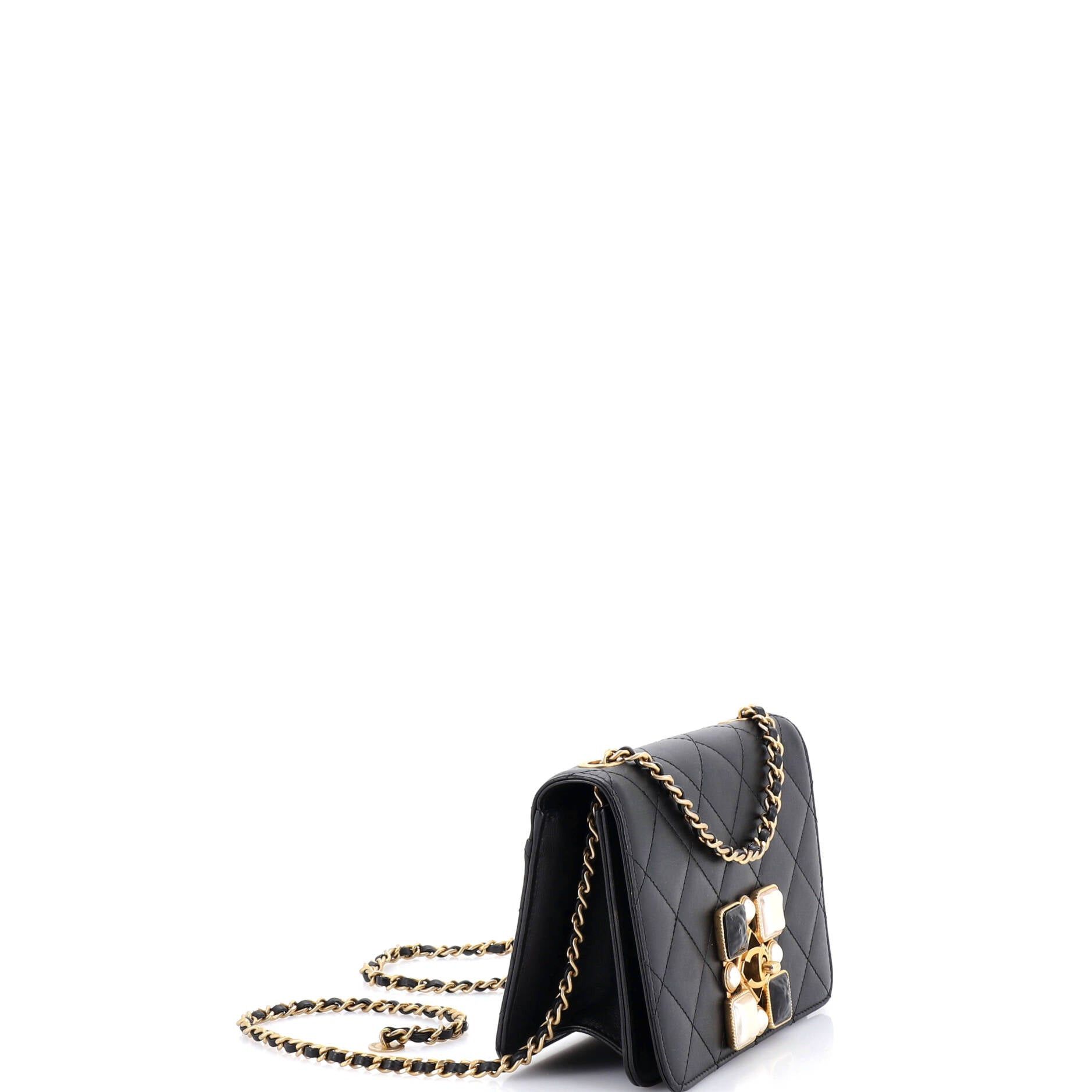 Chanel Resin and Pearl CC Full Flap Bag Size ONE SIZE - 3 Thumbnail