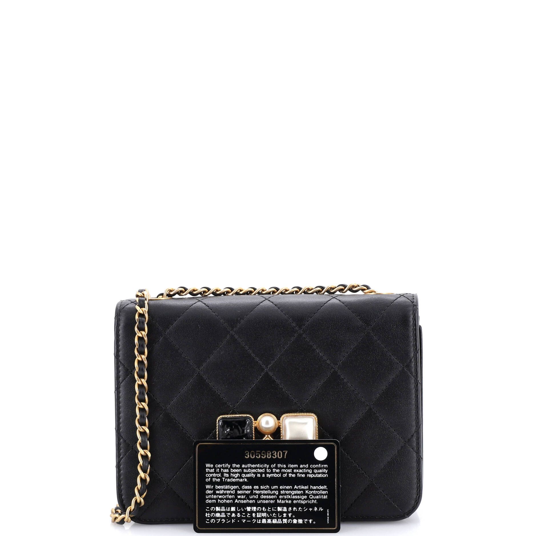 Chanel Resin and Pearl CC Full Flap Bag Size ONE SIZE - 2 Thumbnail