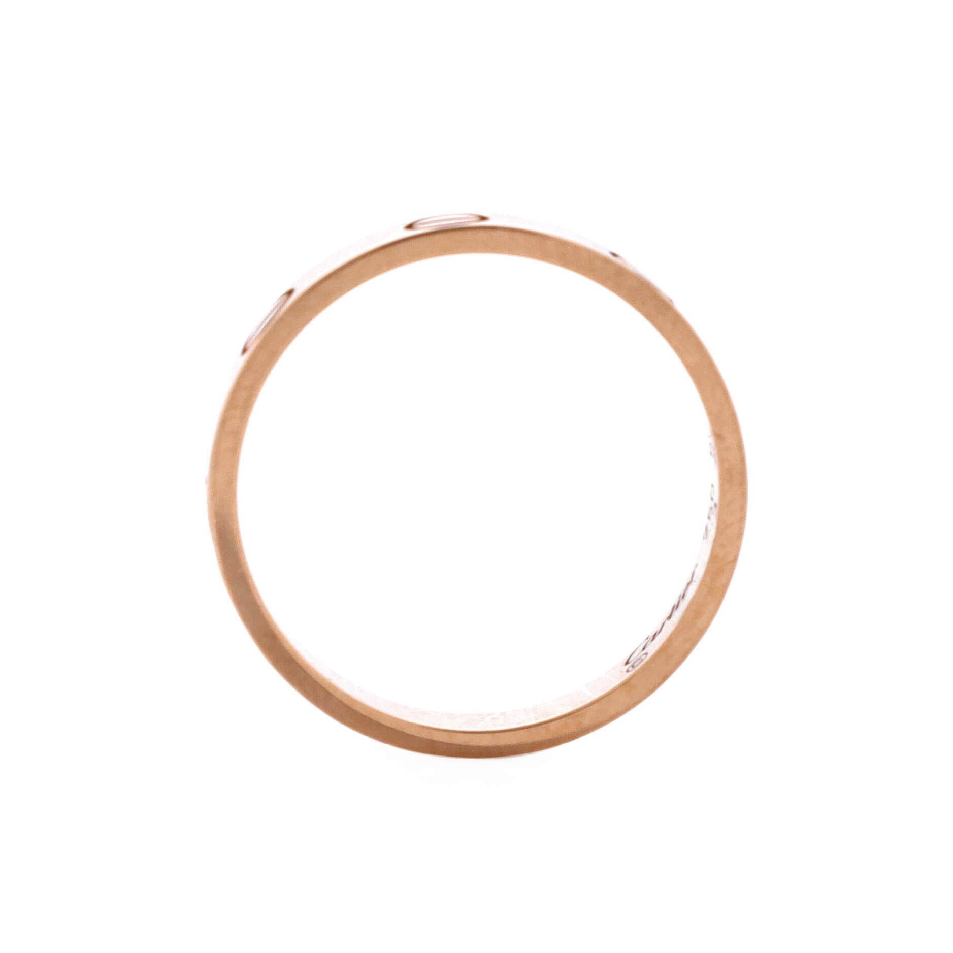 Cartier Love Wedding Band Ring Size ONE SIZE - 2 Thumbnail