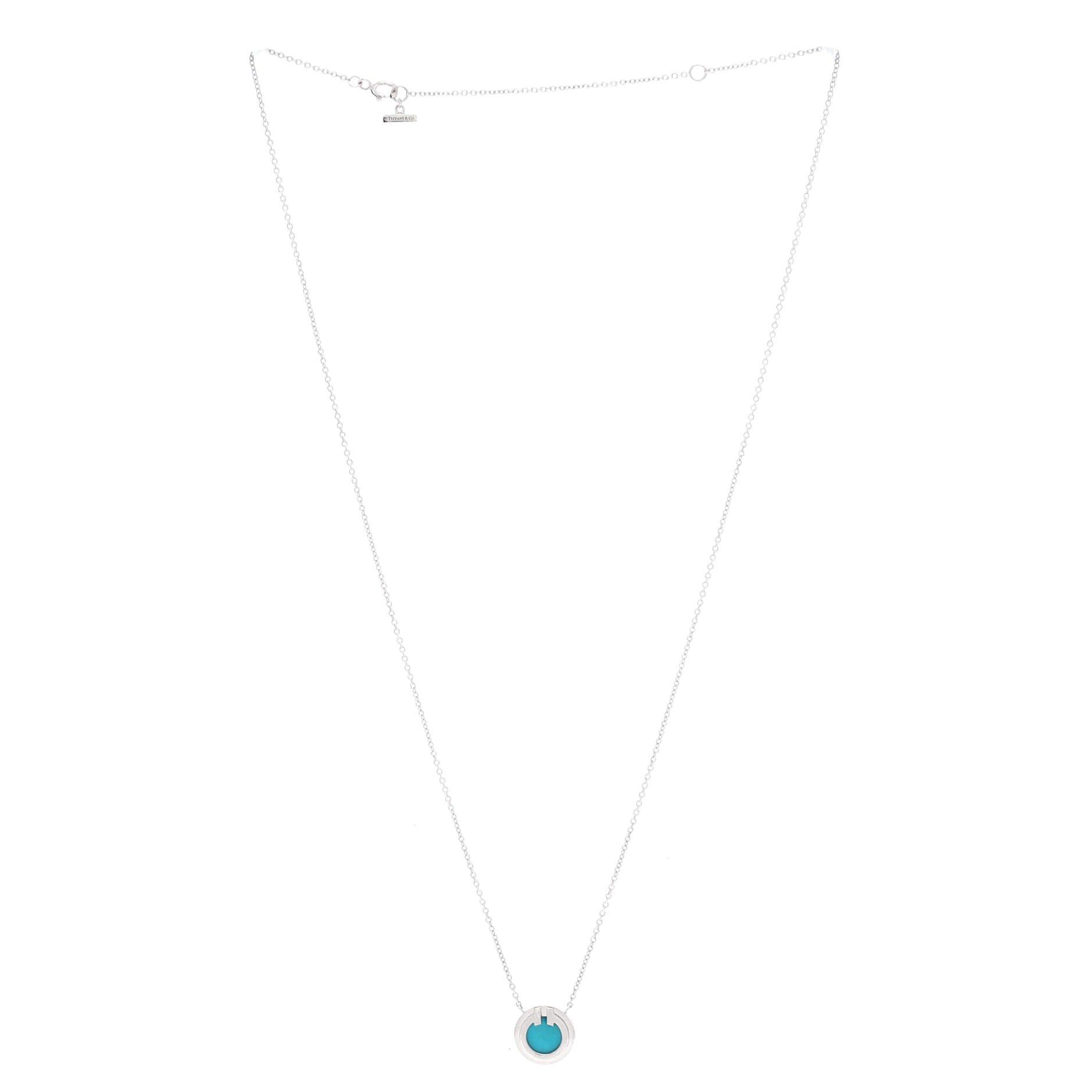 Tiffany & Co. T Circle Pendant Necklace Size ONE SIZE - 2 Thumbnail