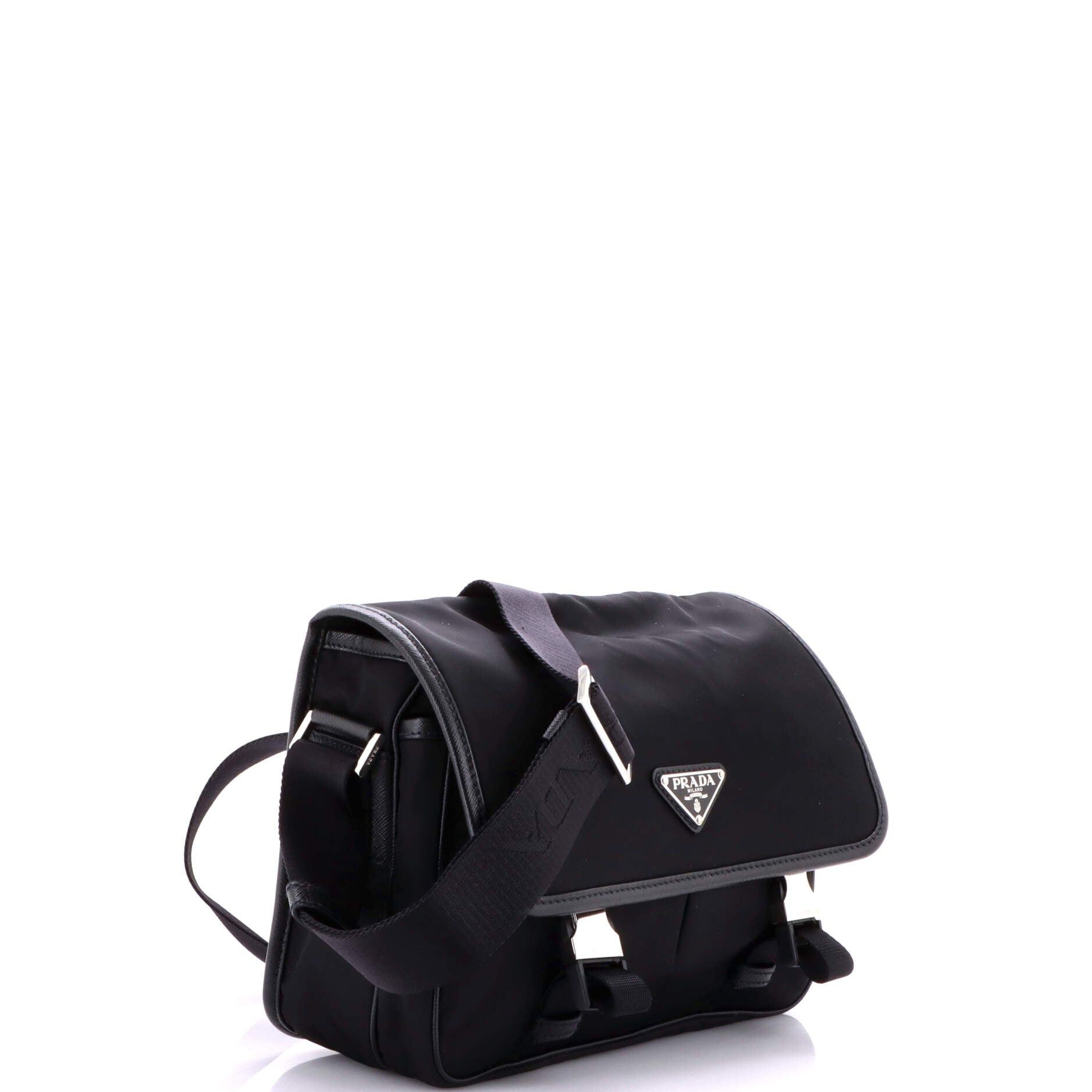 Prada Double Buckle Flap Messenger Bag Size ONE SIZE - 2 Thumbnail