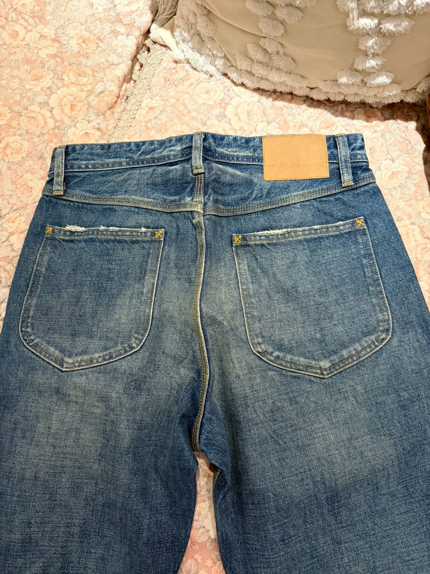 Japanese Brand R.DIARY Cat Whiskers Bootcut Jeans Size 28" / US 6 / IT 42 - 6 Thumbnail