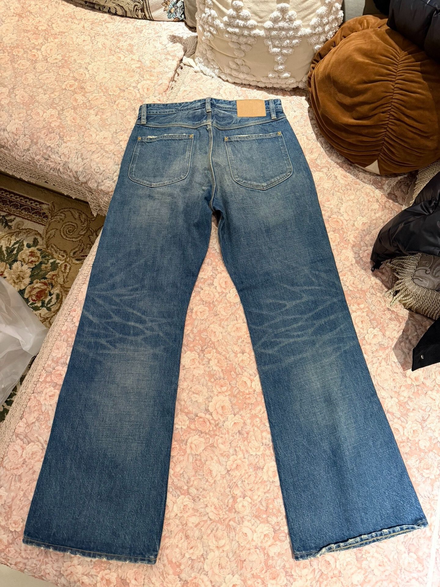 Japanese Brand R.DIARY Cat Whiskers Bootcut Jeans Size 28" / US 6 / IT 42 - 3 Thumbnail