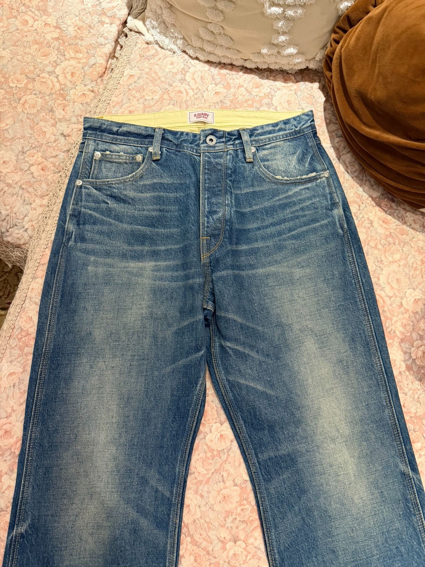 Japanese Brand R.DIARY Cat Whiskers Bootcut Jeans Size 28" / US 6 / IT 42 - 2 Thumbnail