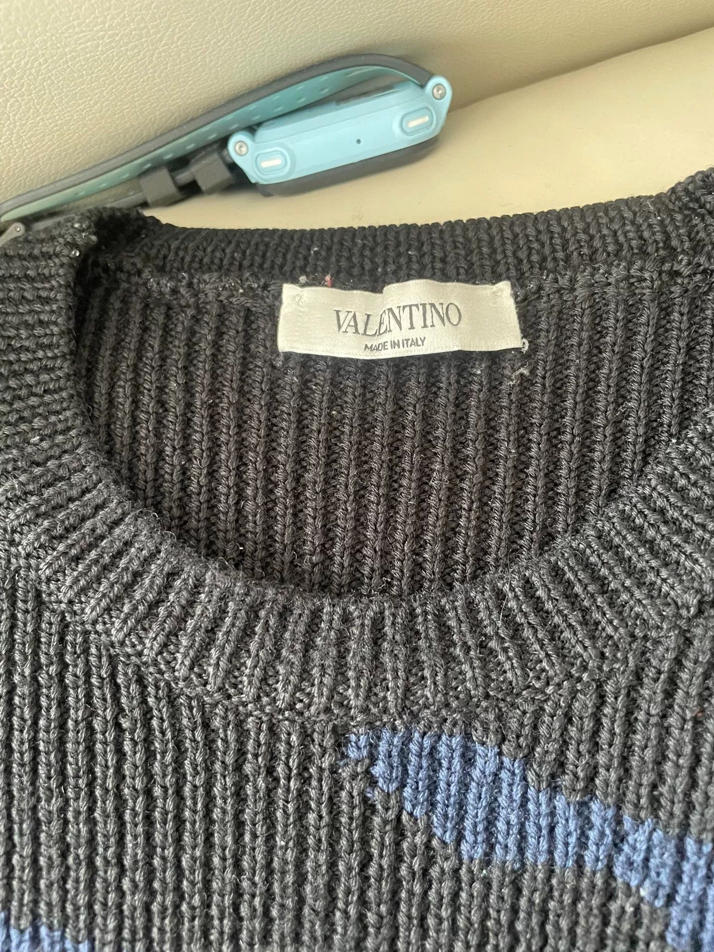 Valentino Valentino Wool Sweater for Men Size US M / EU 48-50 / 2 - 3 Thumbnail