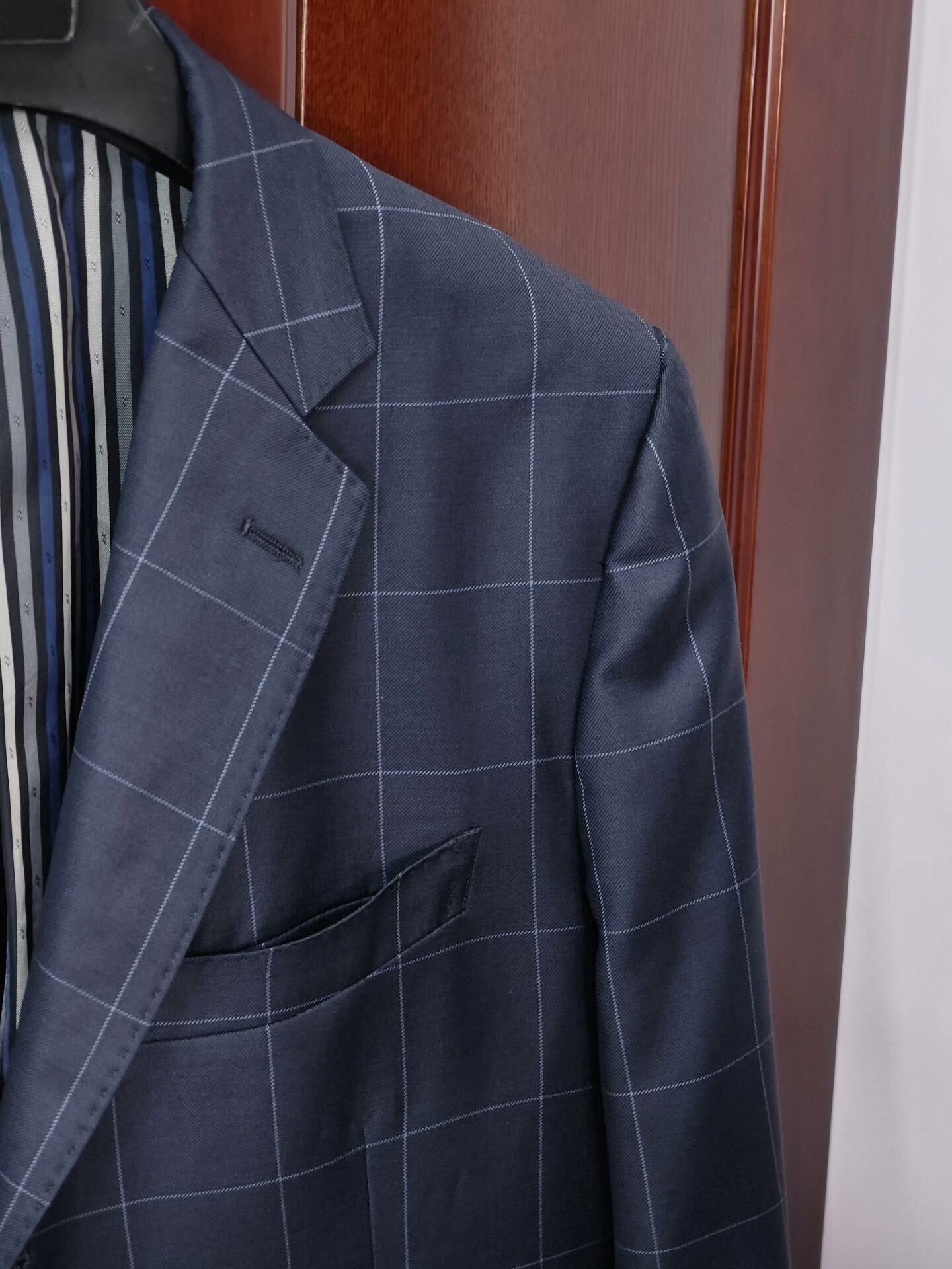 Japanese Brand Dormeuil Wool Custom Suit Jacket Size US M / EU 48-50 / 2 - 2 Thumbnail