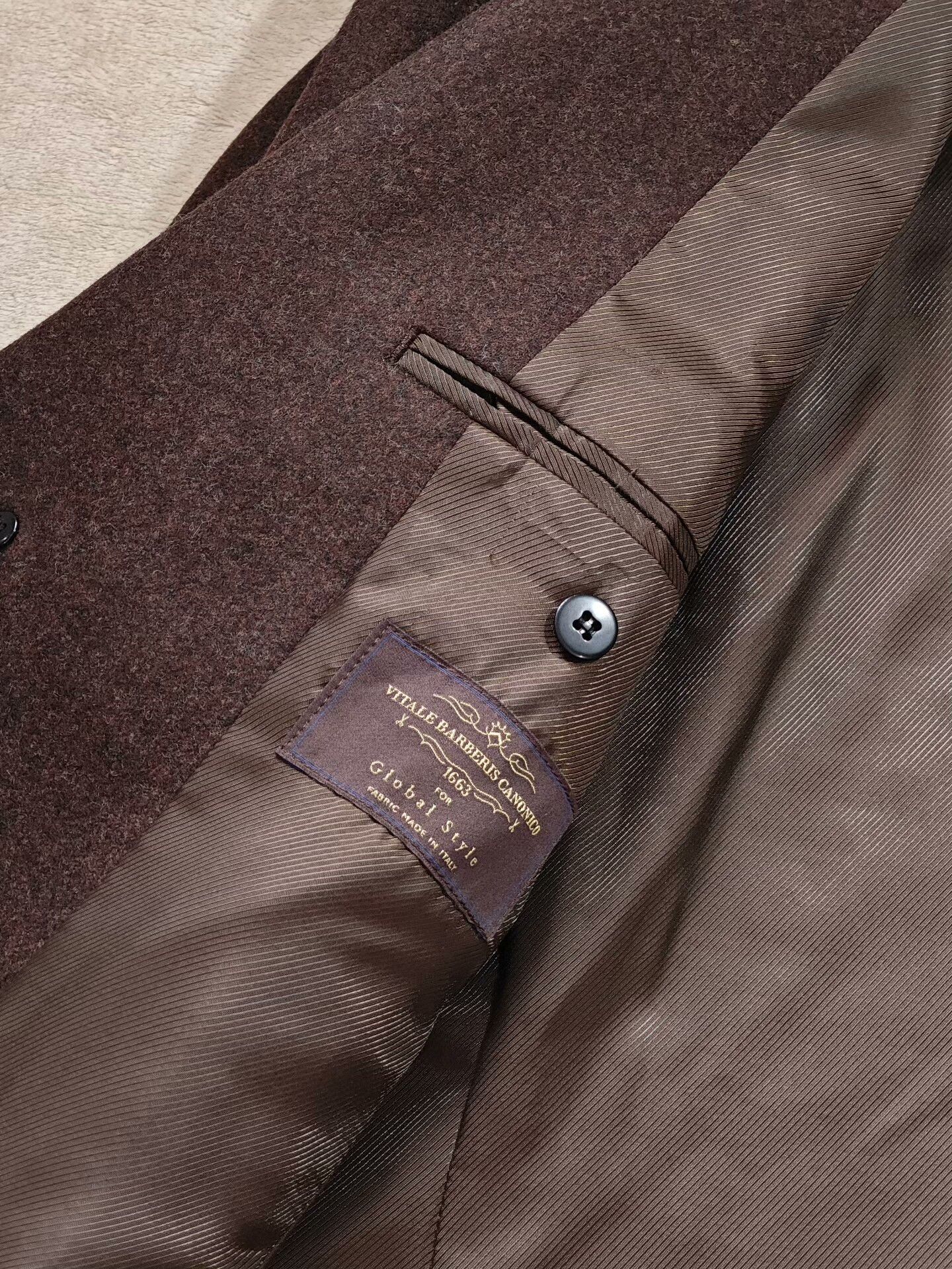 Japanese Brand Custom Italian Wool Blend Overcoat Size US M / EU 48-50 / 2 - 8 Thumbnail