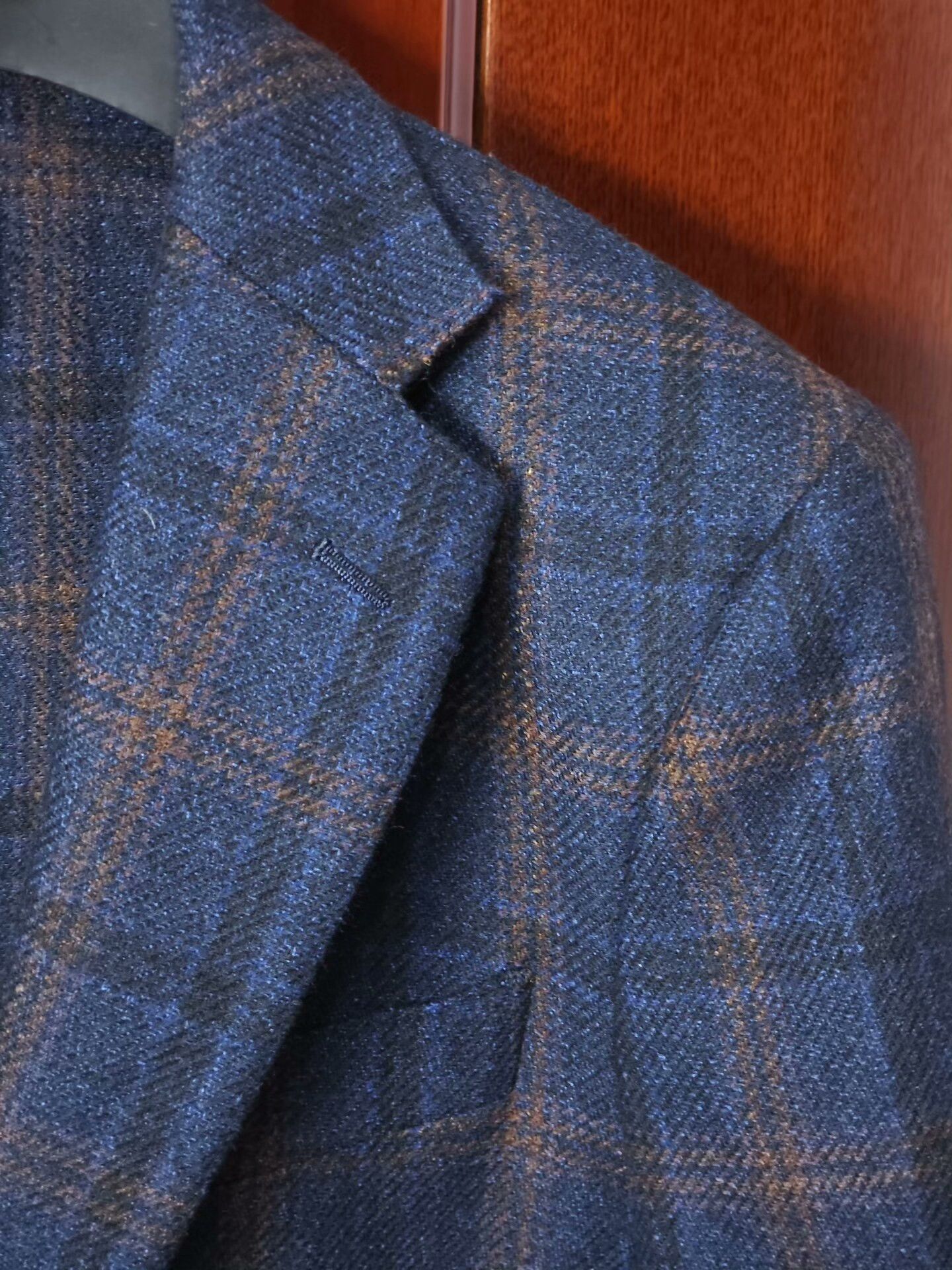 Japanese Brand Italian Wool Casual Blazer with Check Pattern Size US S / EU 44-46 / 1 - 2 Thumbnail